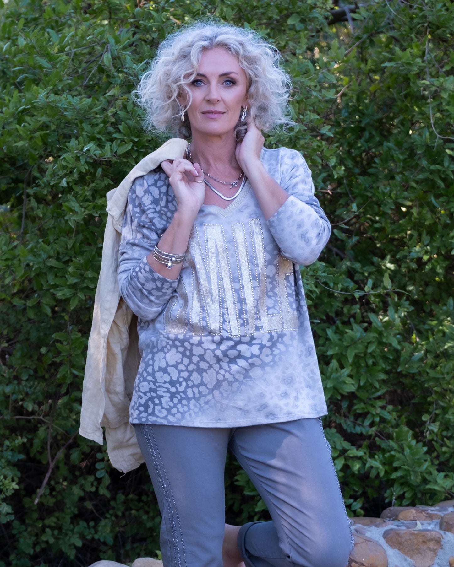 All Smiles Top | Taupe