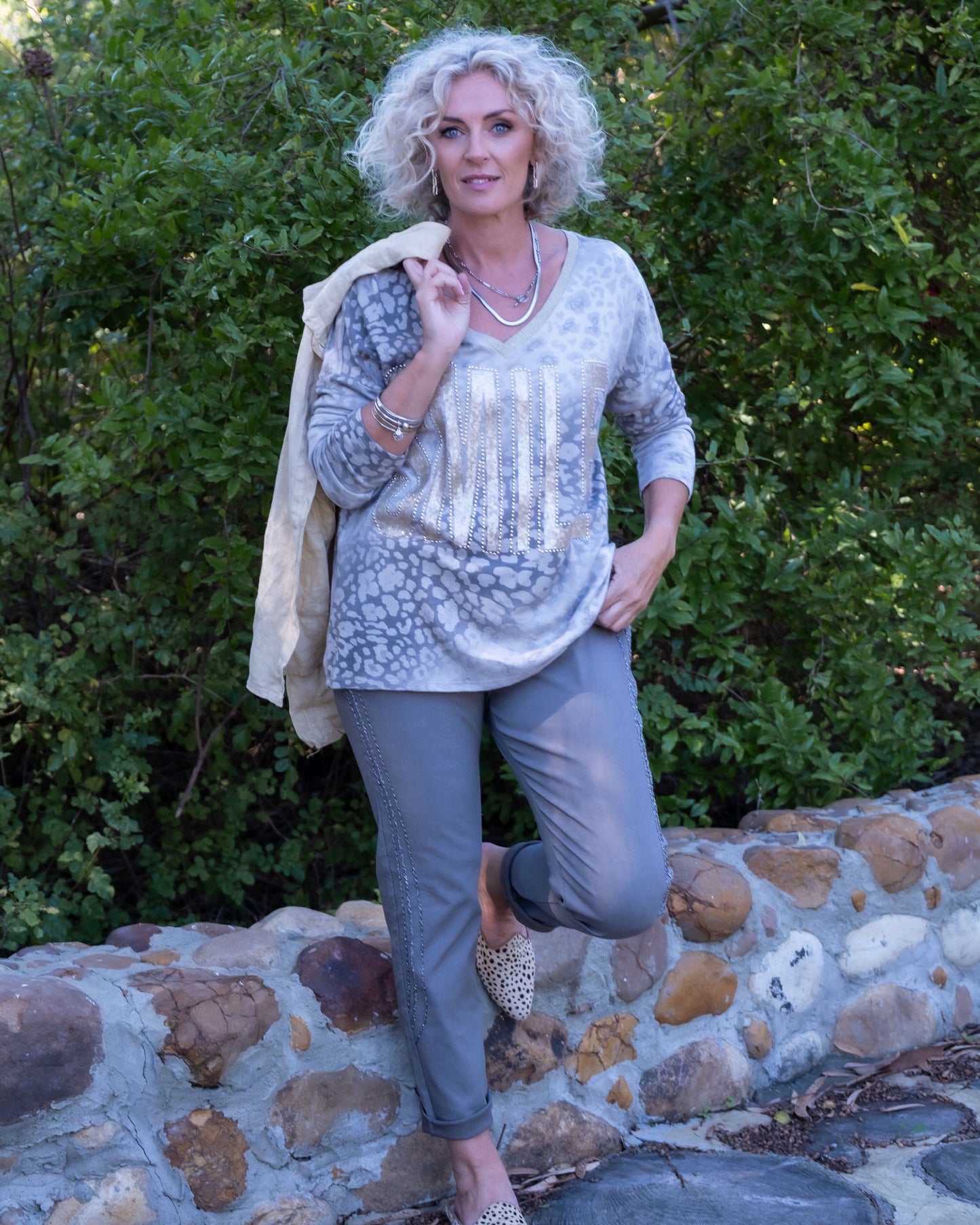 All Smiles Top | Taupe
