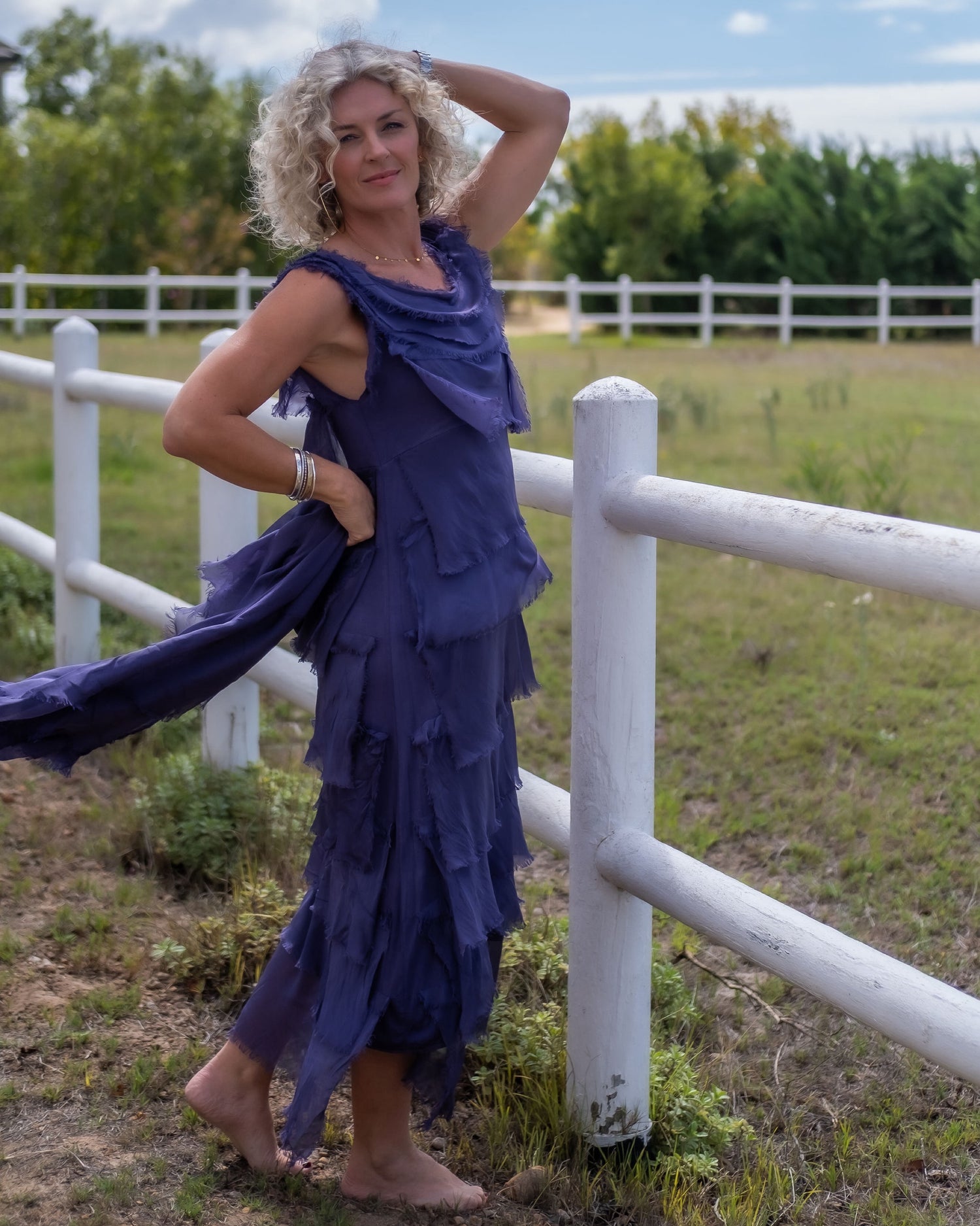 Always Have Fun Fringe Maxi Dress | Grape