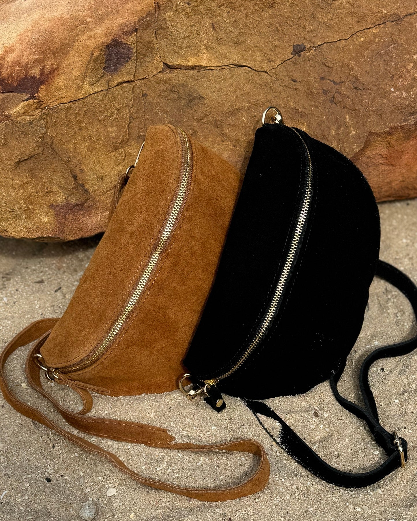 Elevate your style sustainably with our Genuine Leather Zip Sling Bag – A fashionable fusion of elegance! Introducing our Genuine Leather Zip Sling Bag, meticulously crafted for sophistication. With lustrous gold zip detailing and an adjustable sling, this bag redefines fashion by prioritizing style