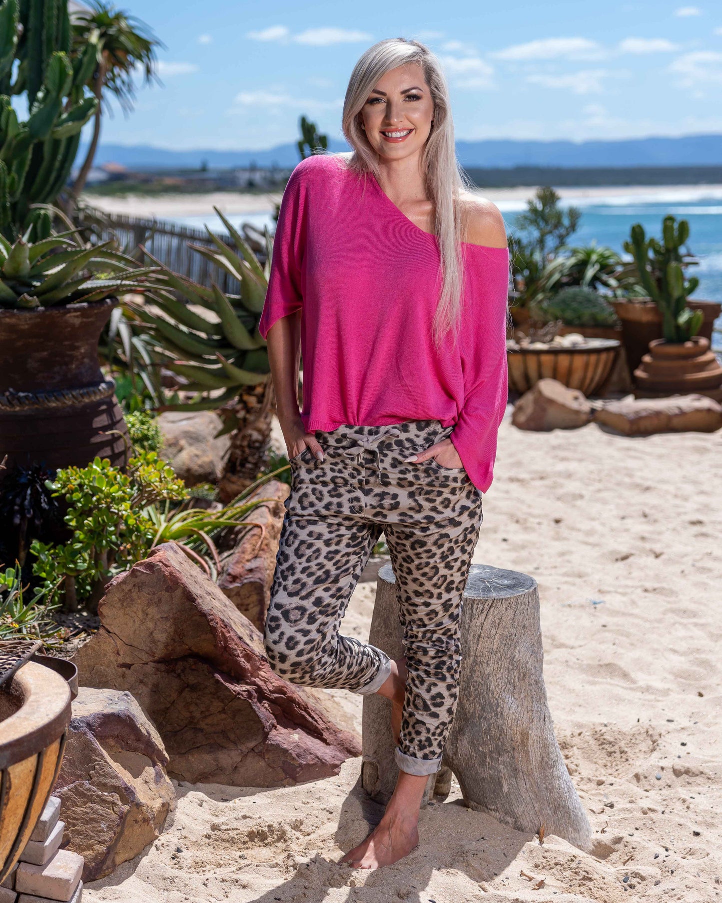 Amélie Knit | Fuchsia
