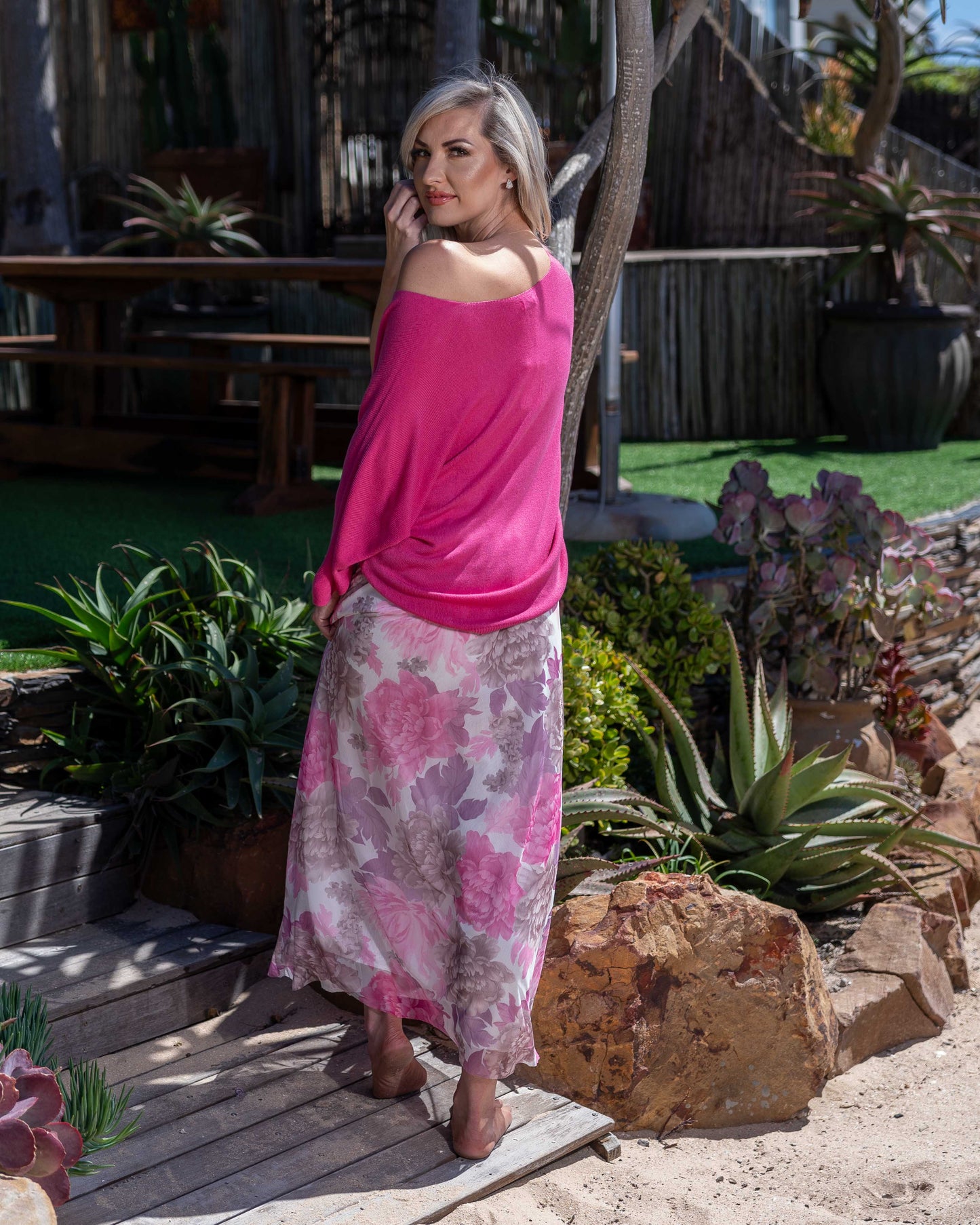Amélie Knit | Fuchsia