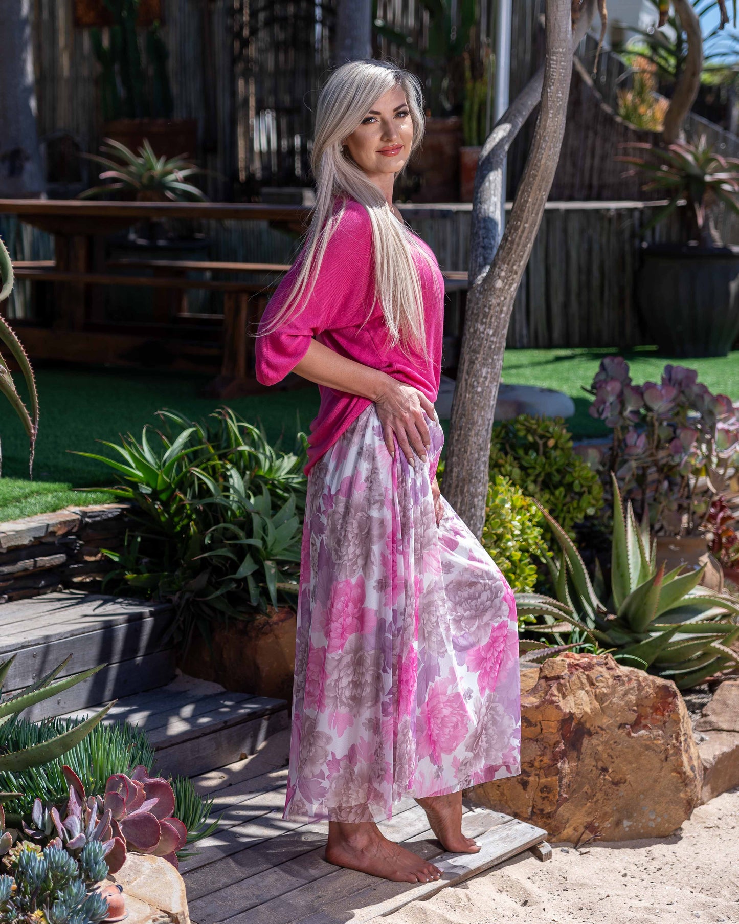Amélie Knit | Fuchsia