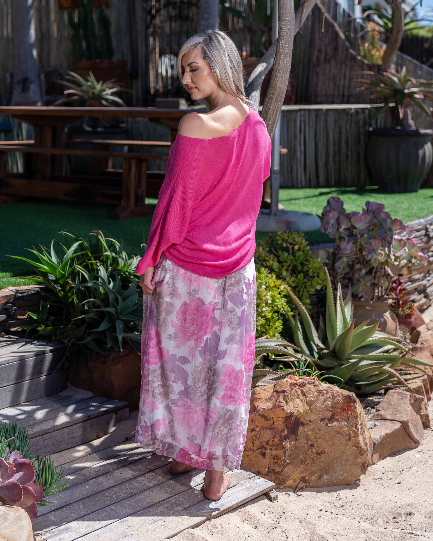 Amélie Knit | Fuchsia