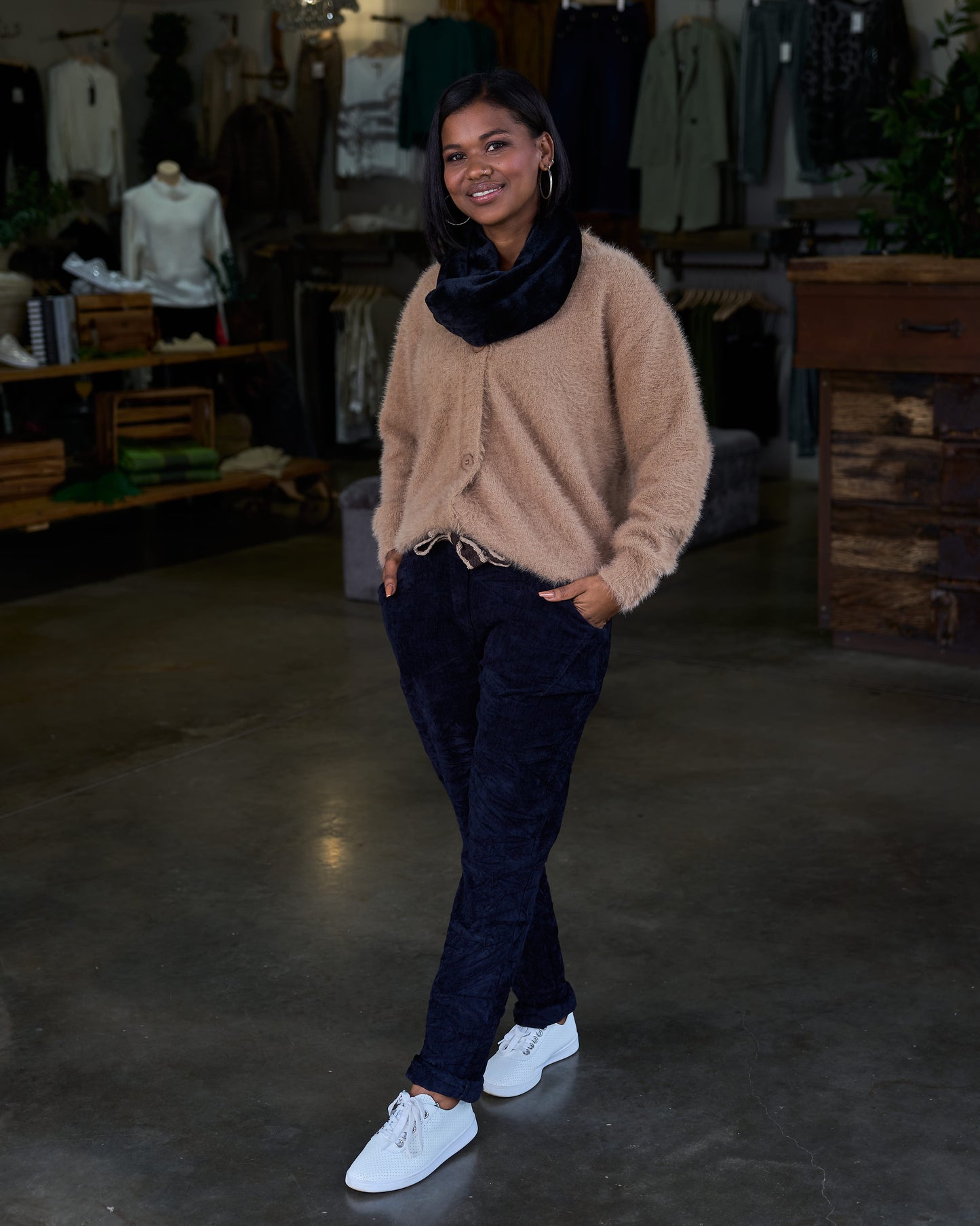 Angel Knit Cardigan | Taupe
