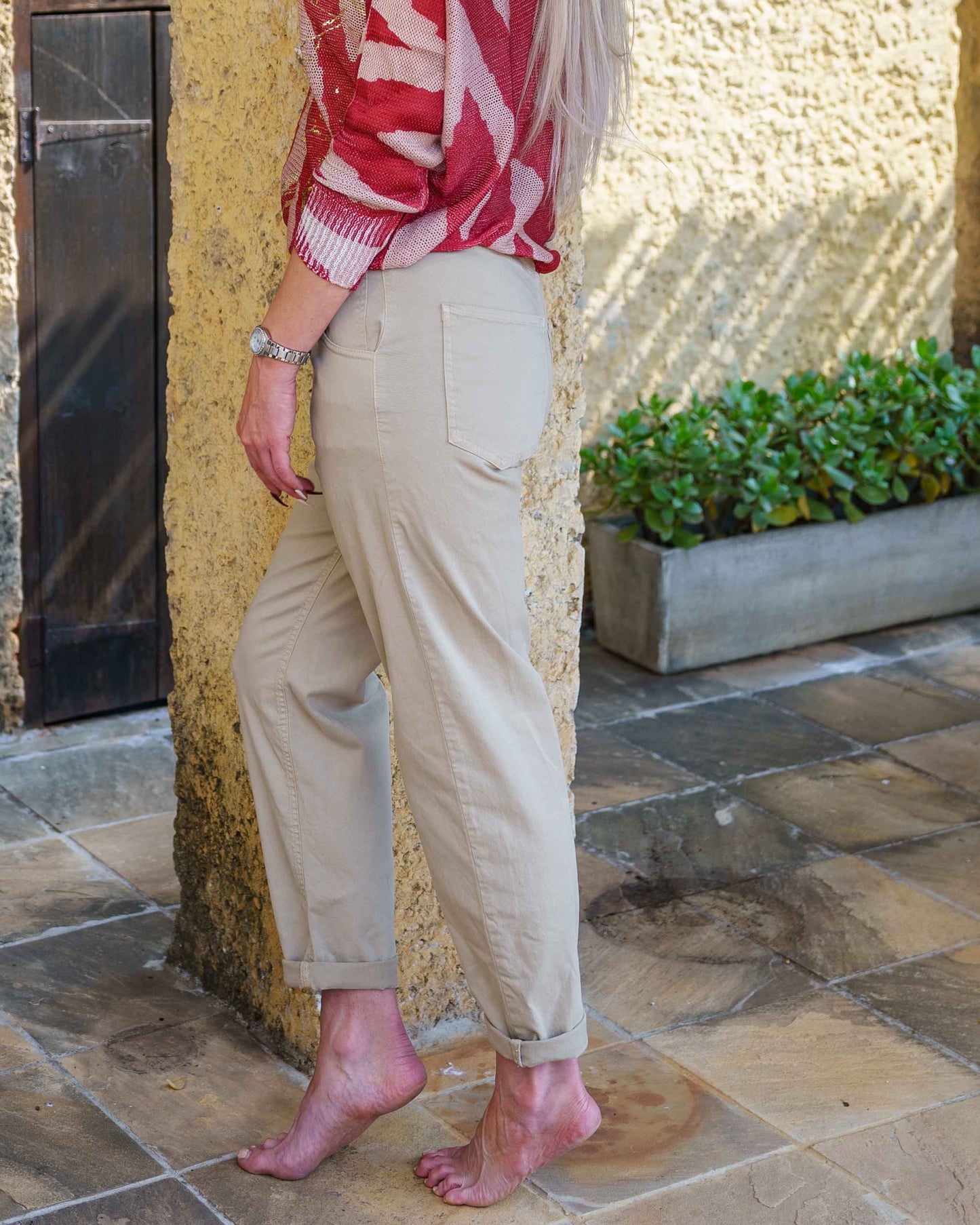 Bare Necessity Drawstring Pants | Beige