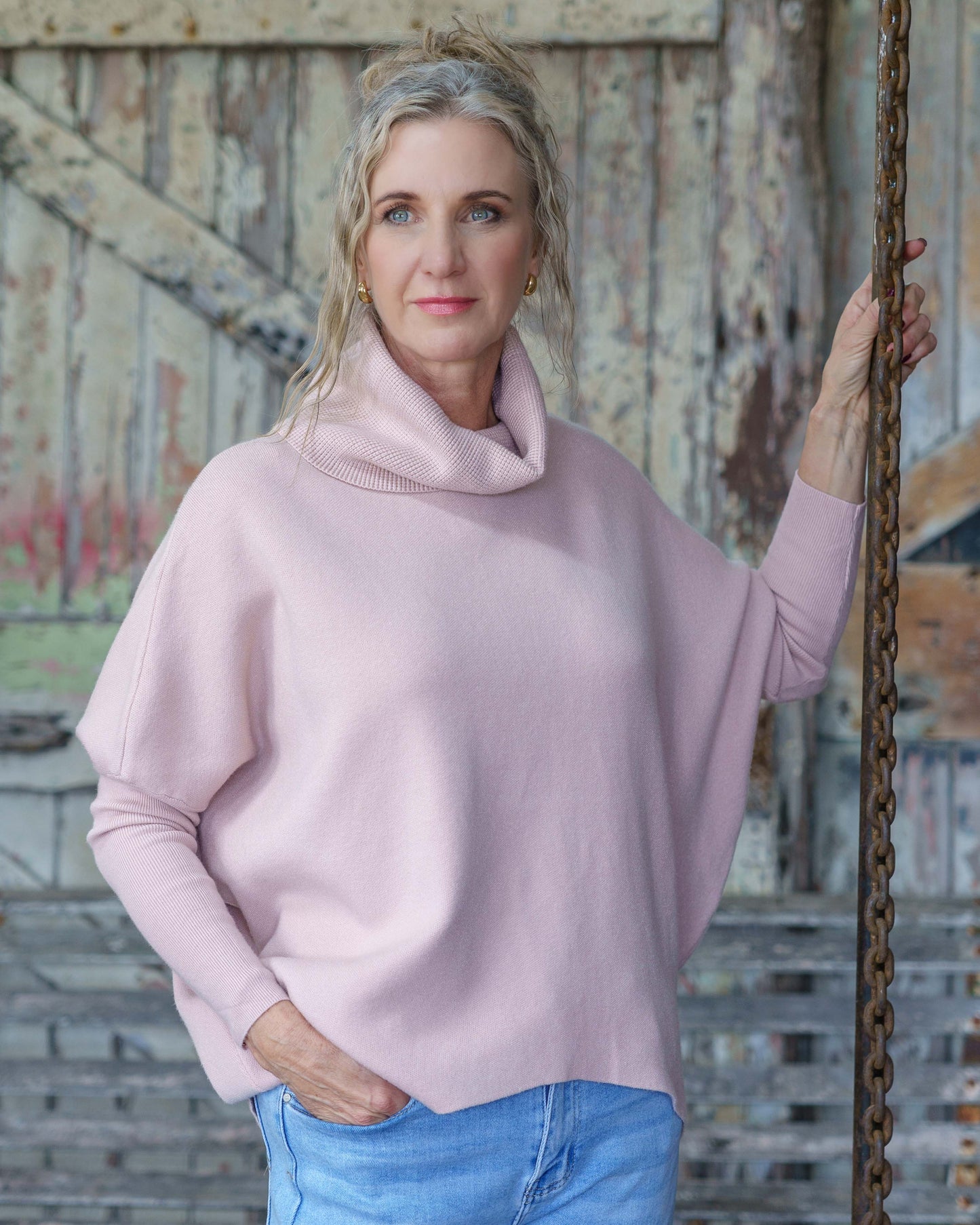 Beyond Me Chunky Knit | Pink