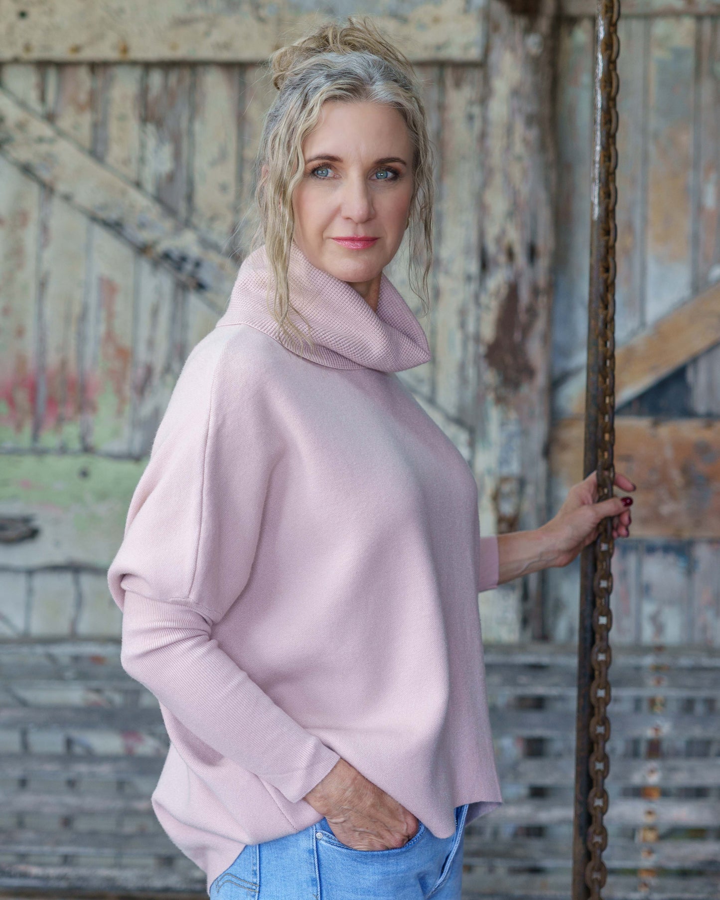 Beyond Me Chunky Knit | Pink