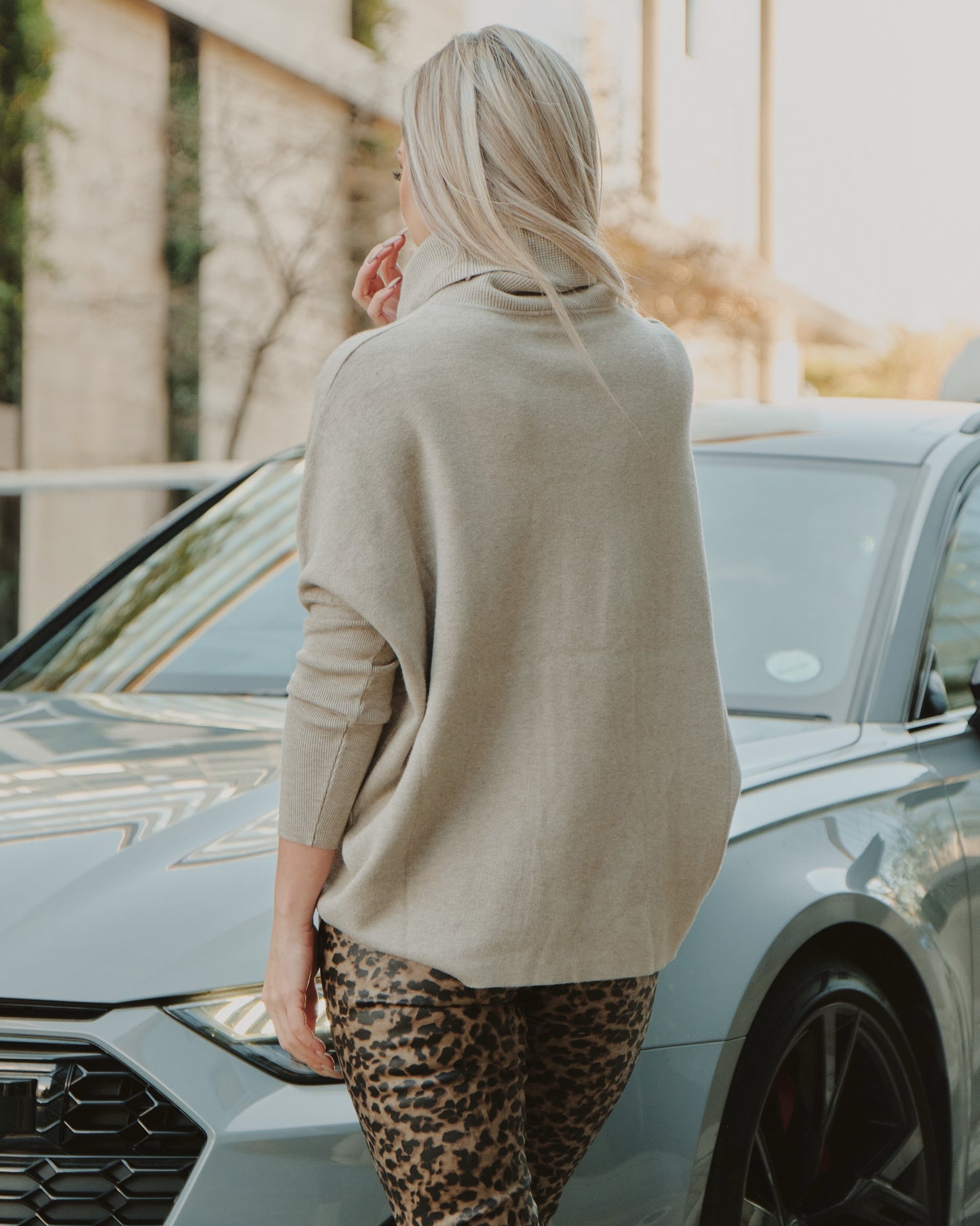 Beyond Me Chunky Knit | Taupe