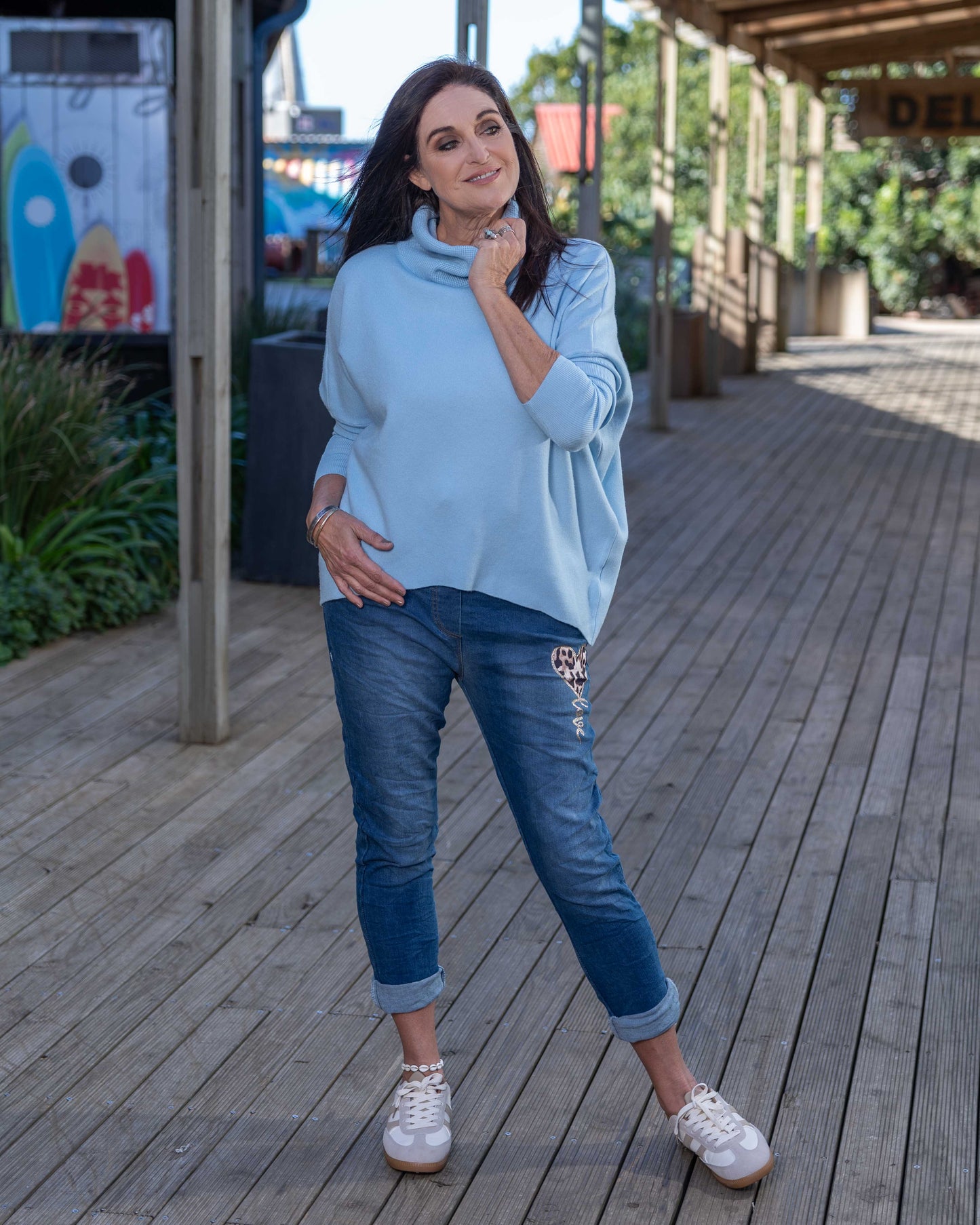 Cloud Wash Drawstring Pants | Jeans