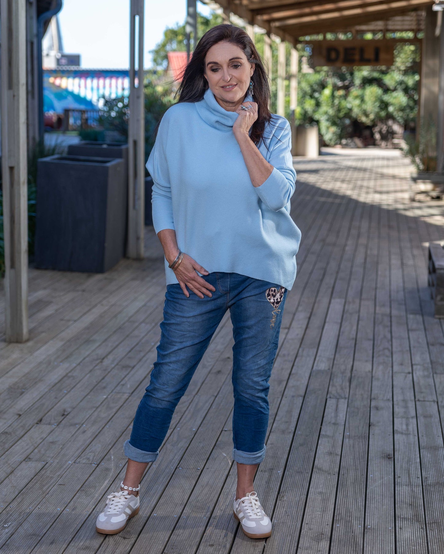 Cloud Wash Drawstring Pants | Jeans