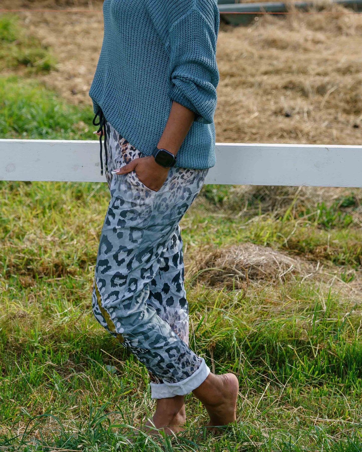 Bright Side Drawstring Pants | Seafoam Sage