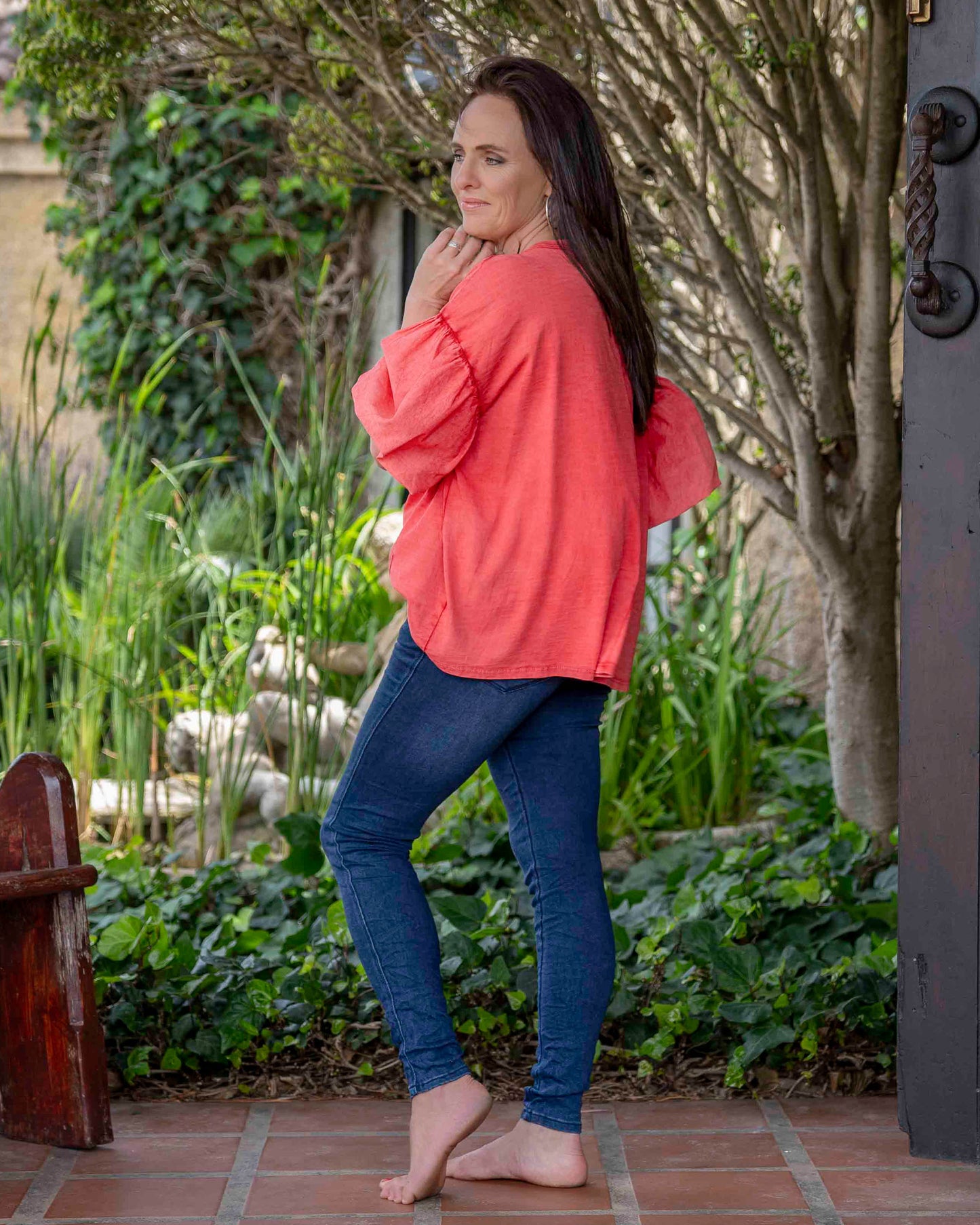 Bubble Sleeve Beauty | Red