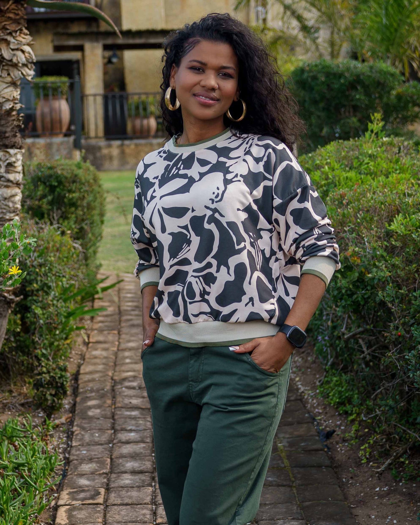 Wild About You Top | Olive