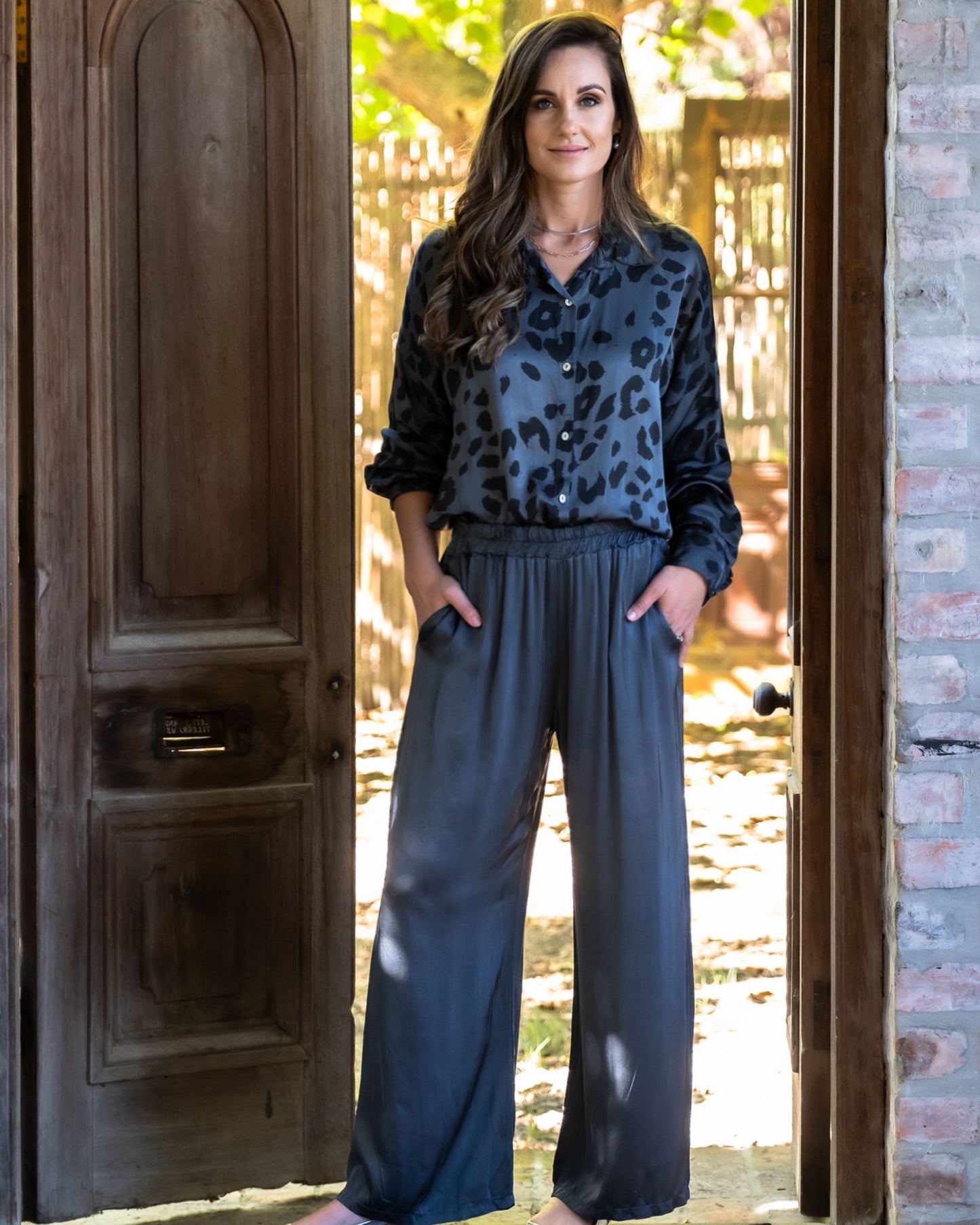 True Bliss Silky Feel Pants | Midnight Blue