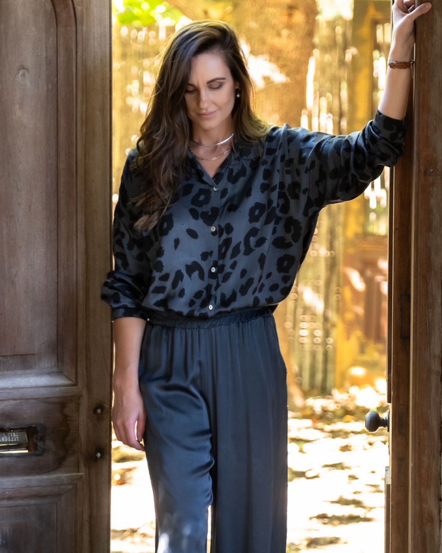 Charmingly Yours Top | Midnight Blue