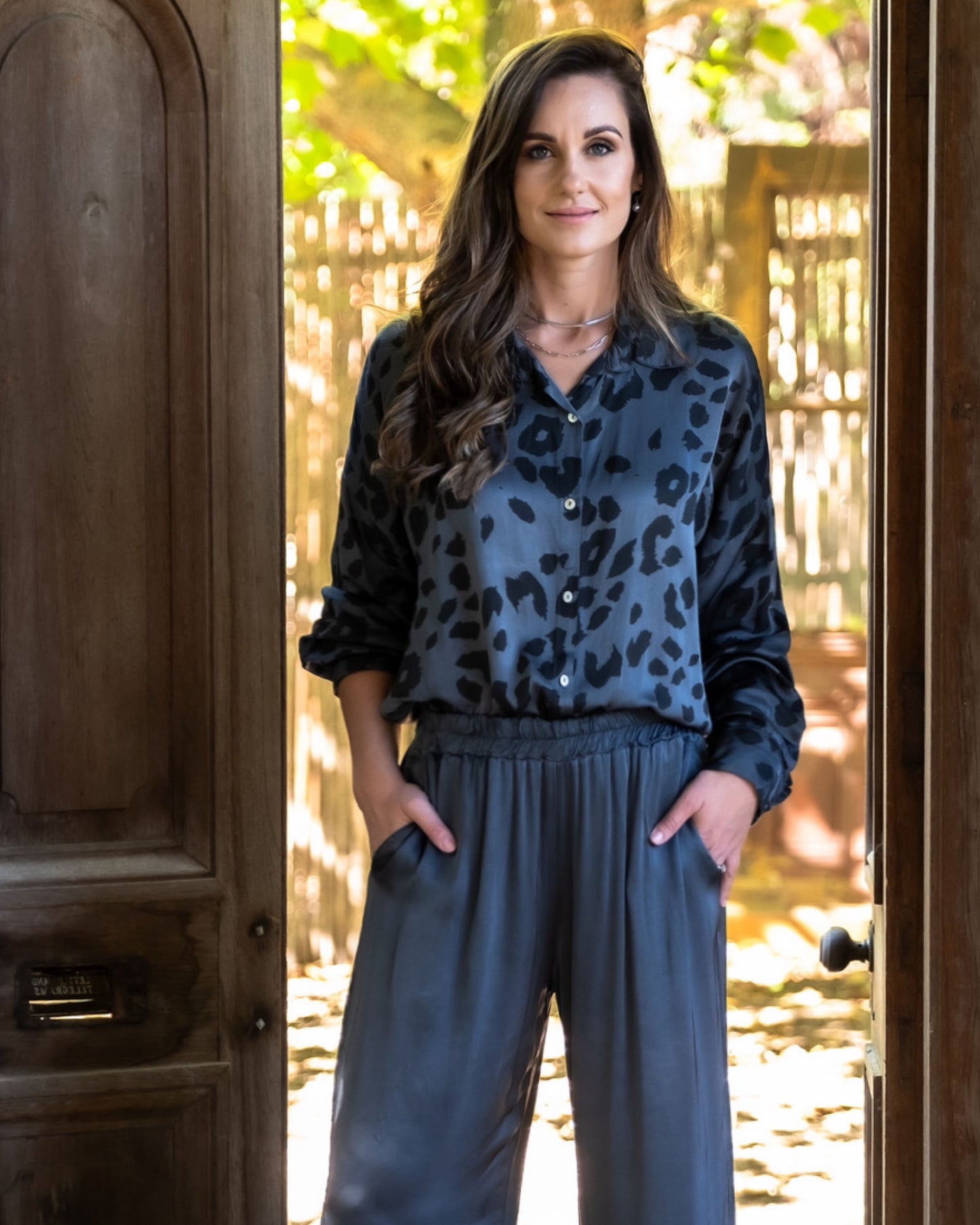 Charmingly Yours Top | Midnight Blue