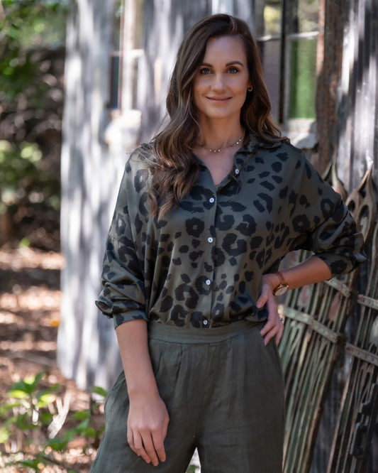 Charmingly Yours Top | Olive