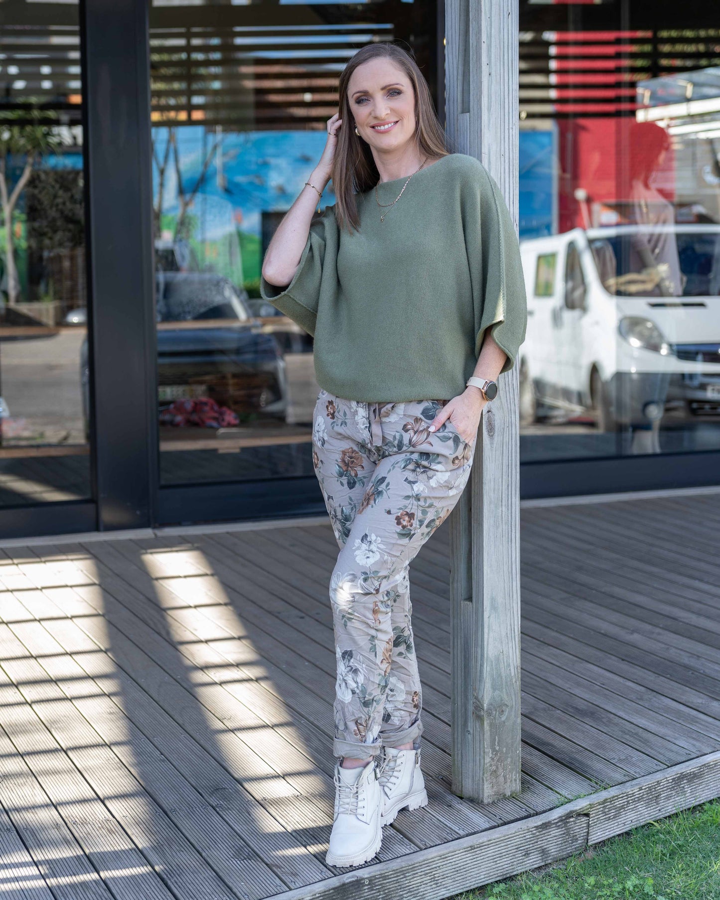 Chasing Joy Knit | Olive