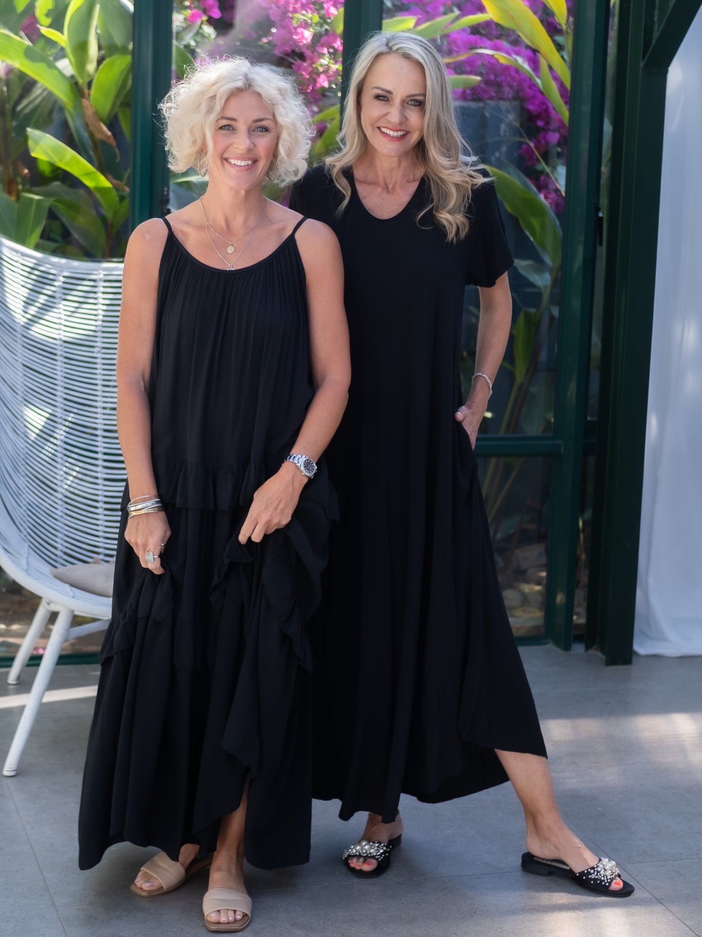 Dream Drape Dress | Black