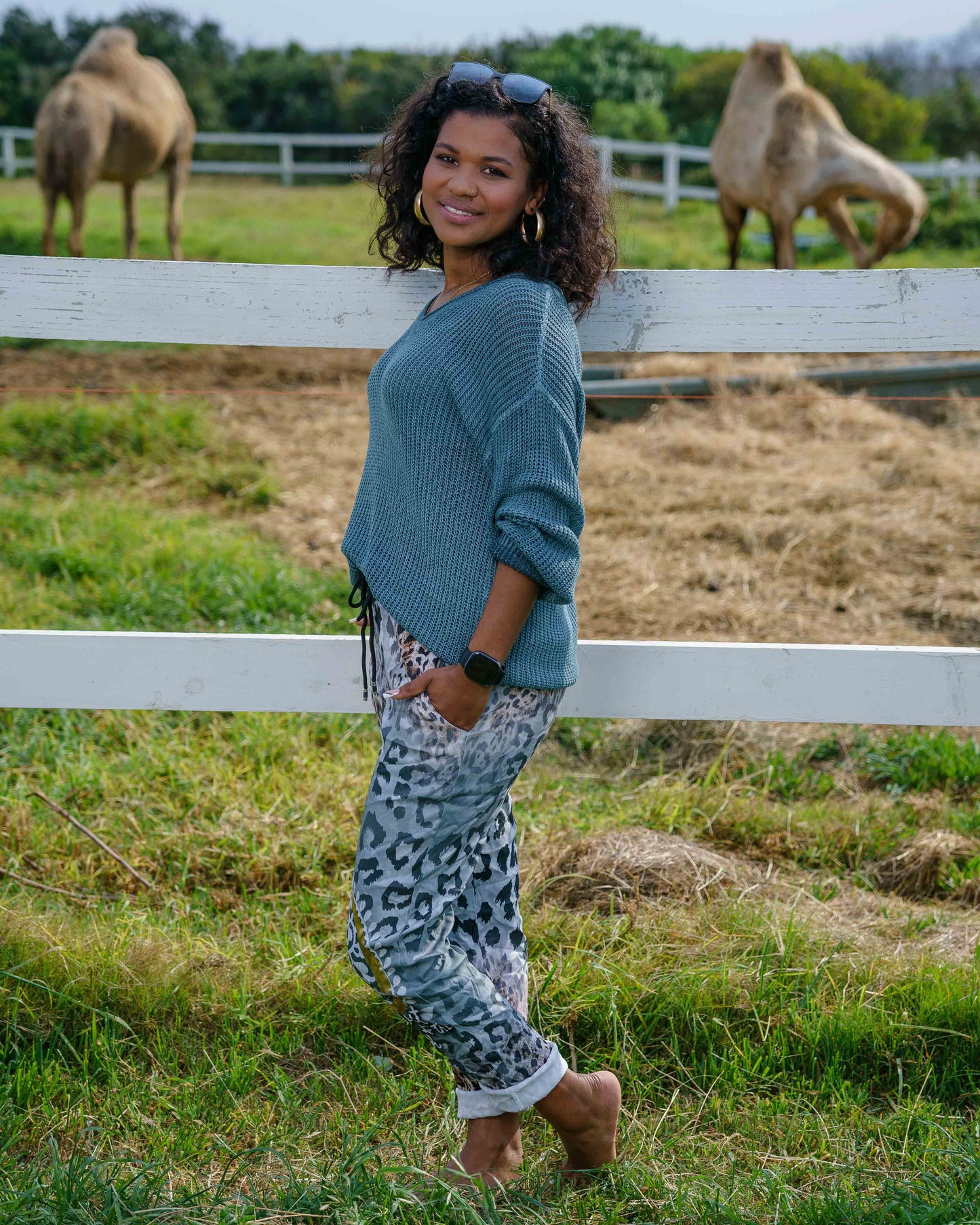Bright Side Drawstring Pants | Seafoam Sage