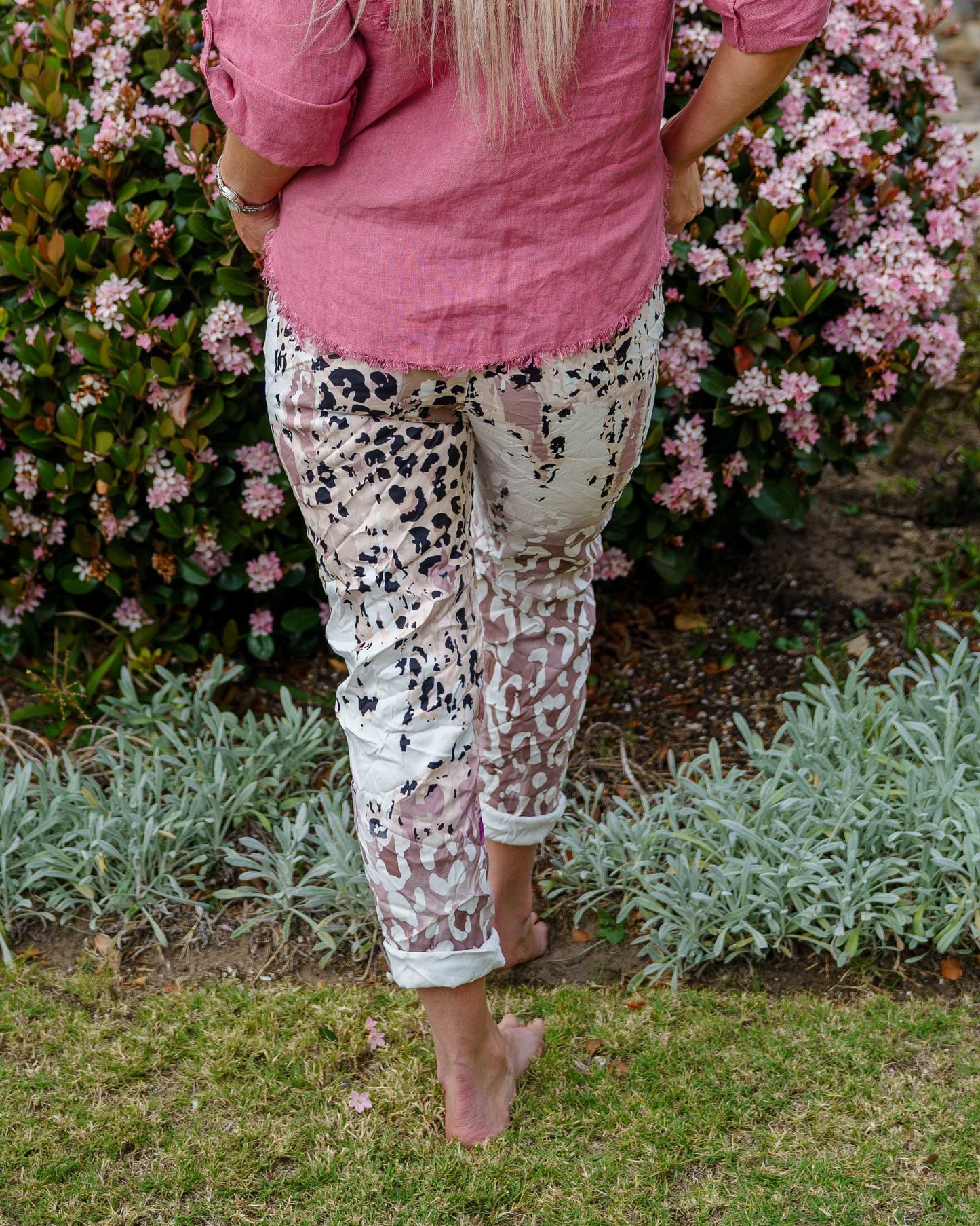 Bright Side Drawstring Pants | Barely Mauve