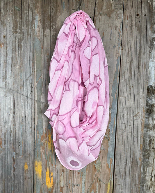 Daisy Flower Scarf | Pink