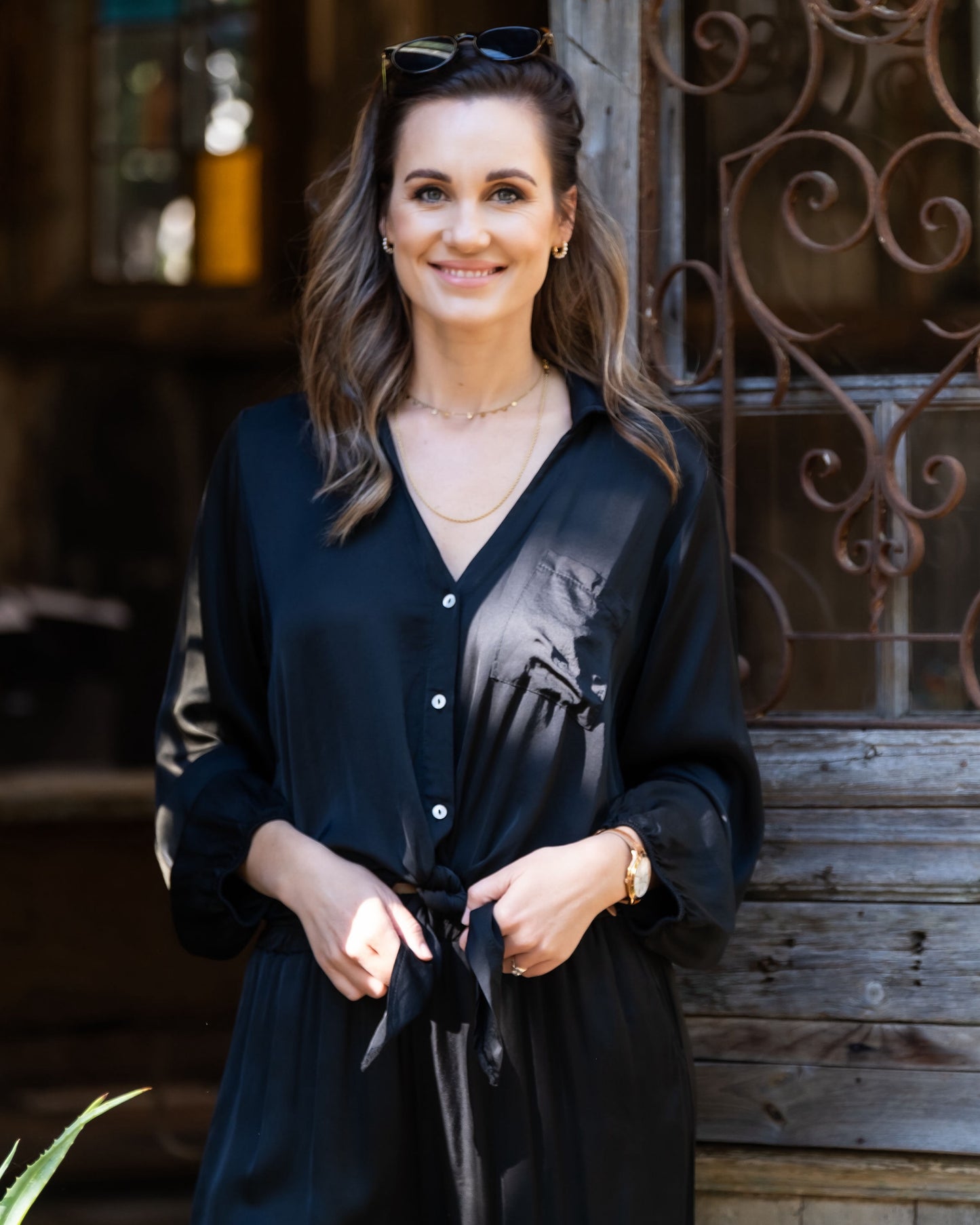 Day & Night Front Tie | Black
