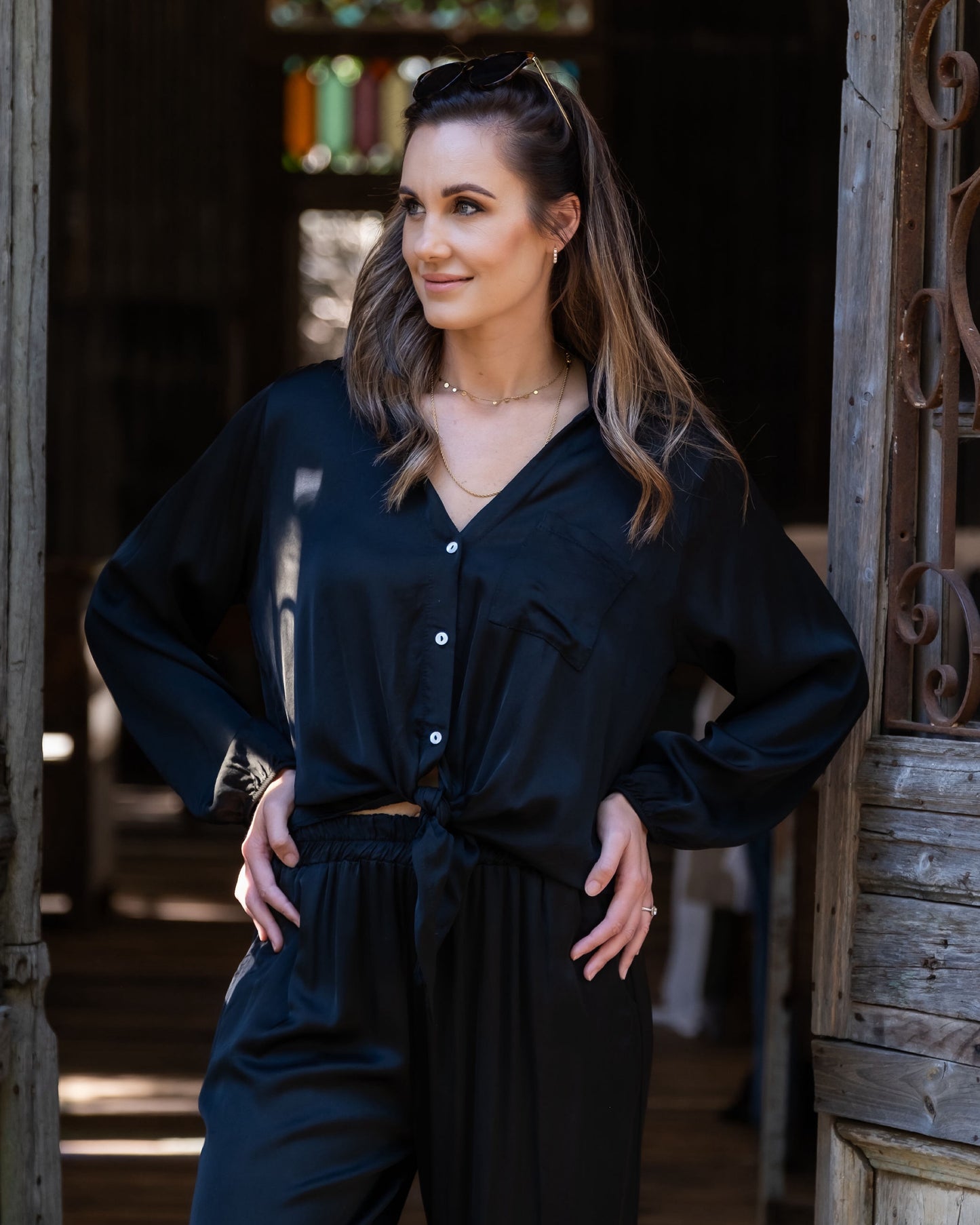 Day & Night Front Tie | Black