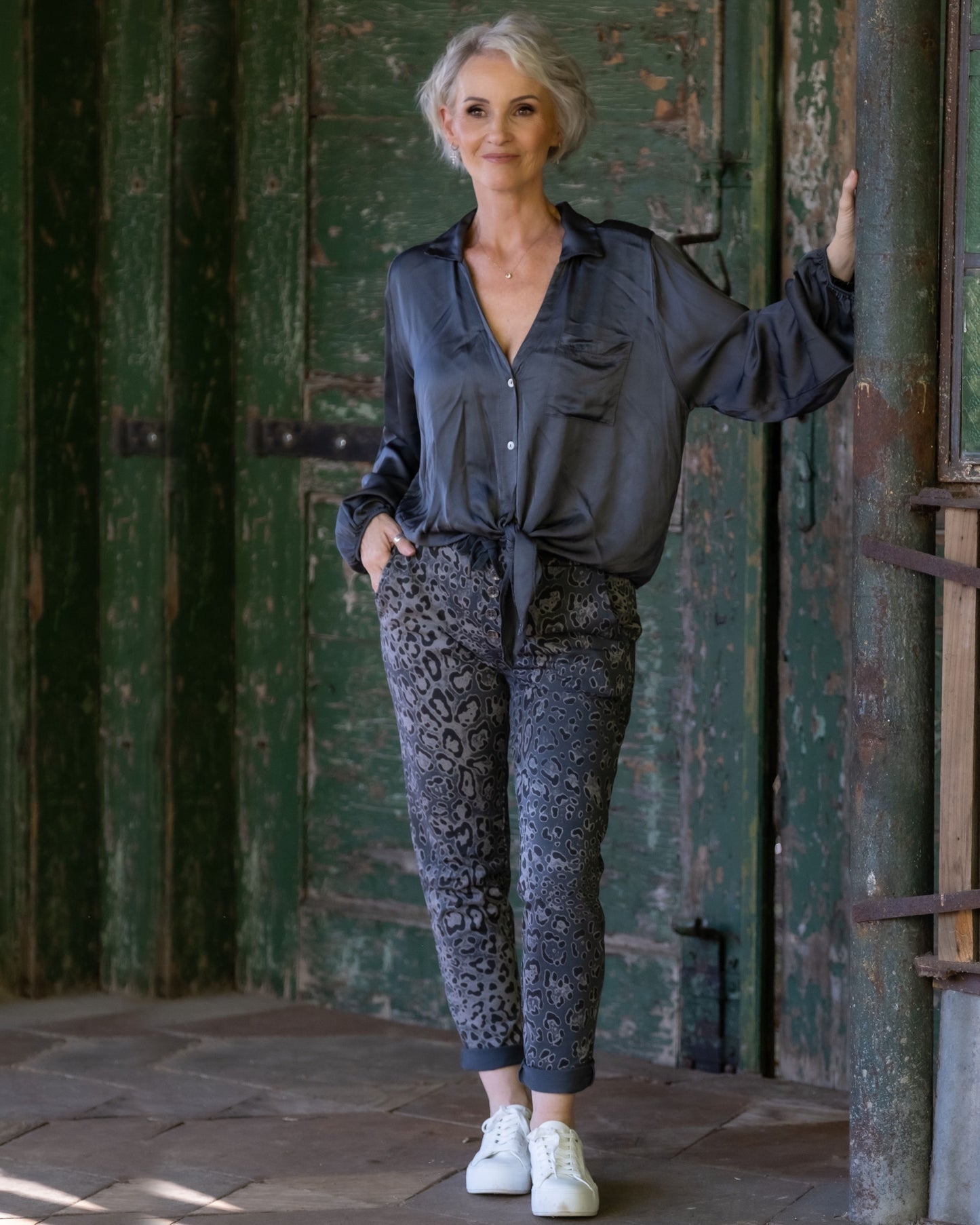 Coffee Run Drawstring Pants | Midnight Blue