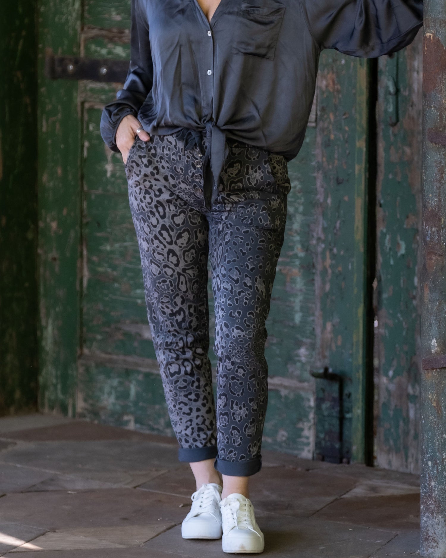 Coffee Run Drawstring Pants | Midnight Blue