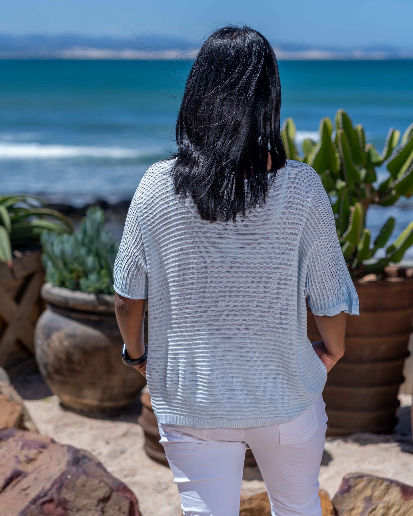 Daybreak Ease Knit | Sky Blue