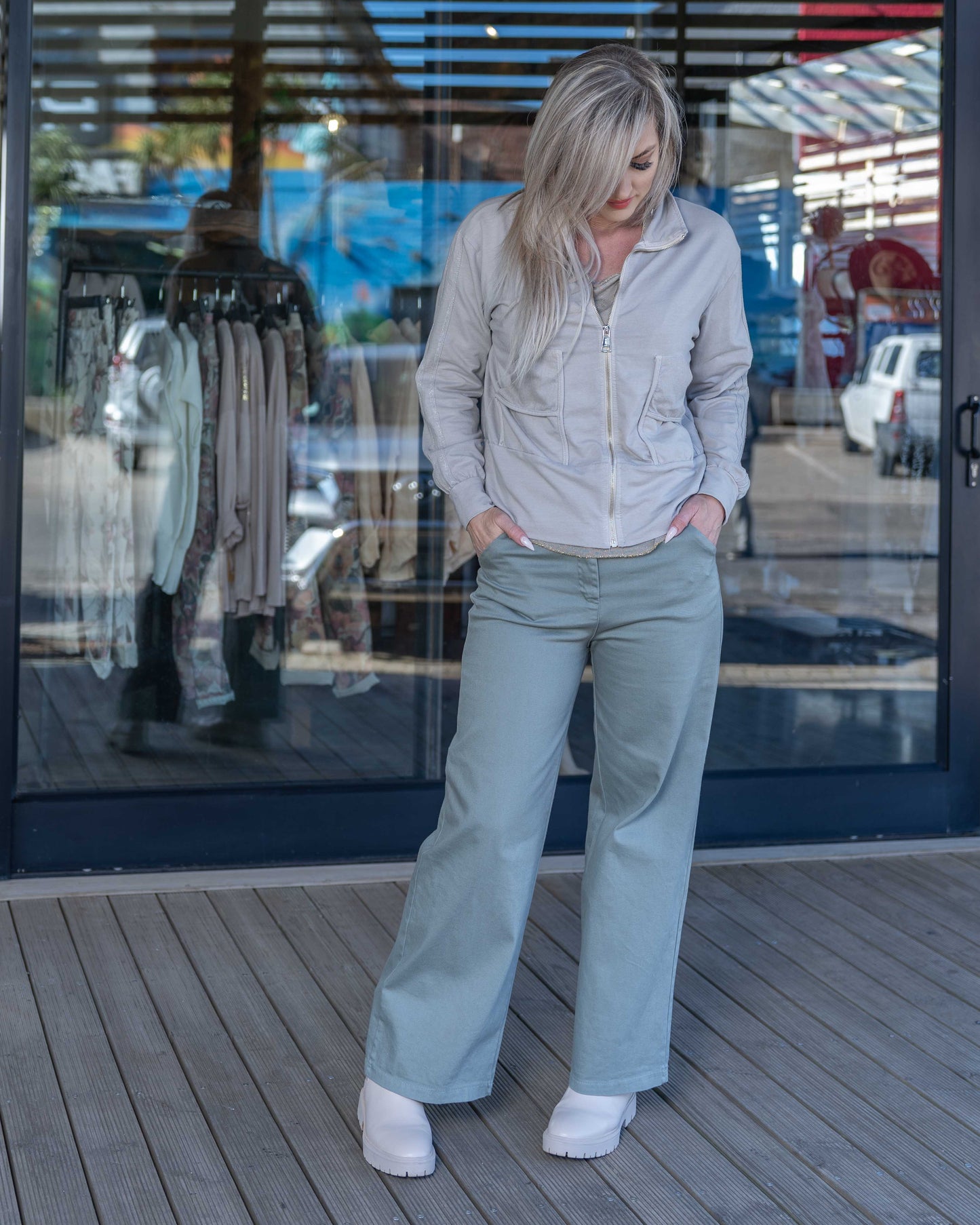 Downtown Street Jacket | Beige