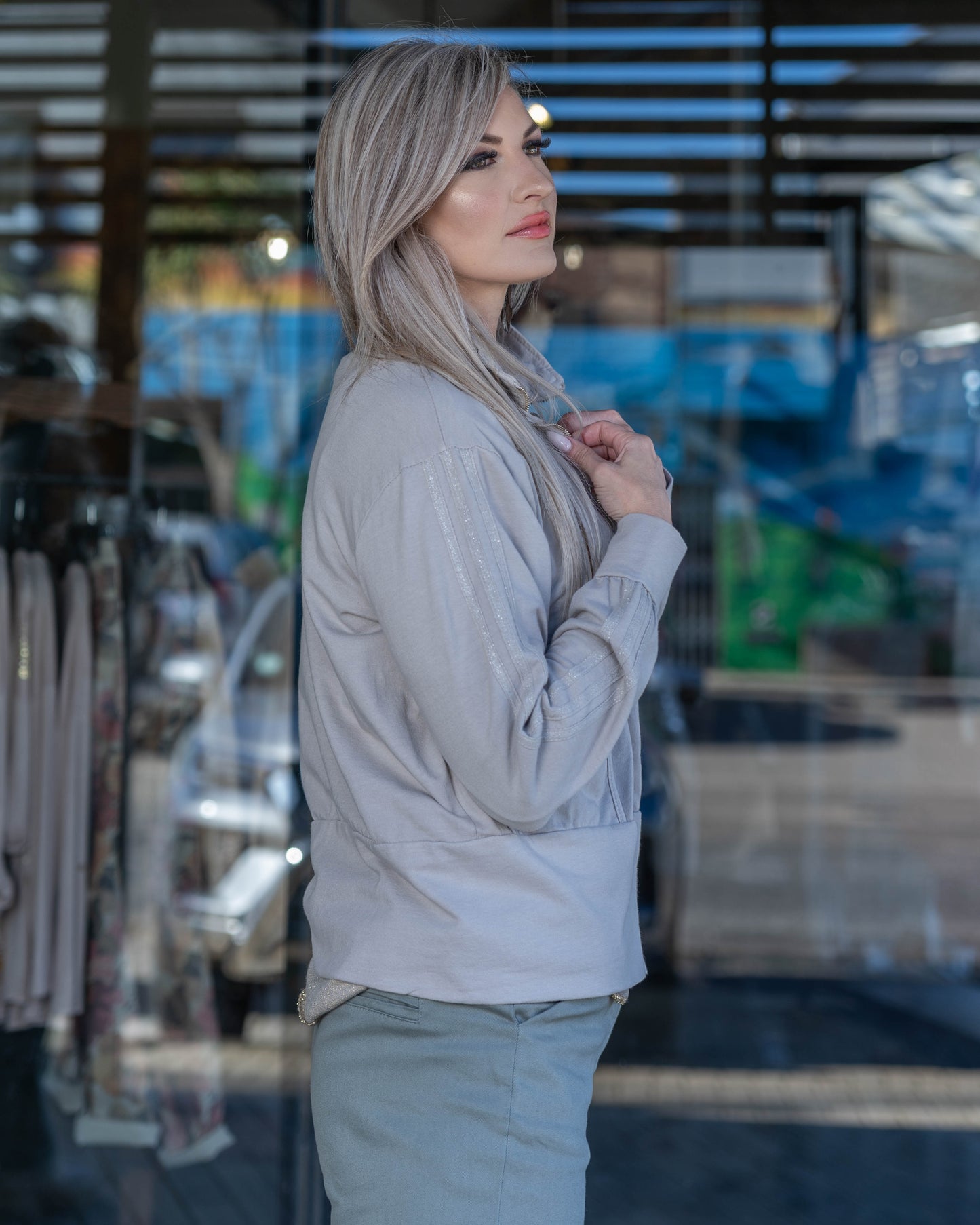 Downtown Street Jacket | Beige