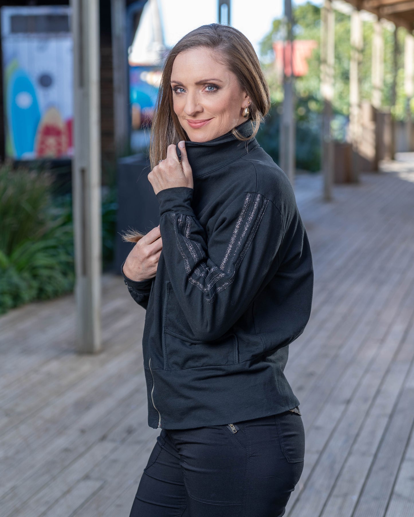Downtown Street Jacket | Black