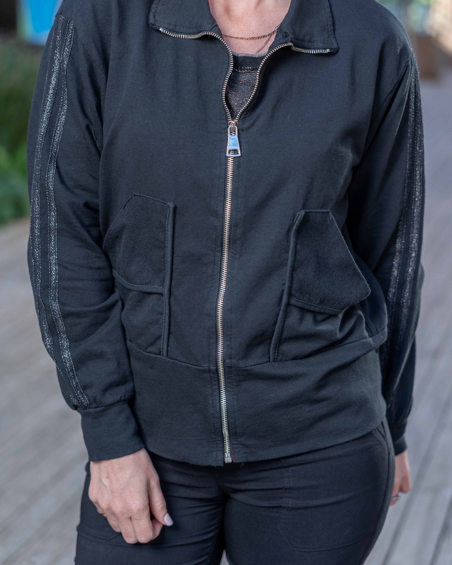 Downtown Street Jacket | Black