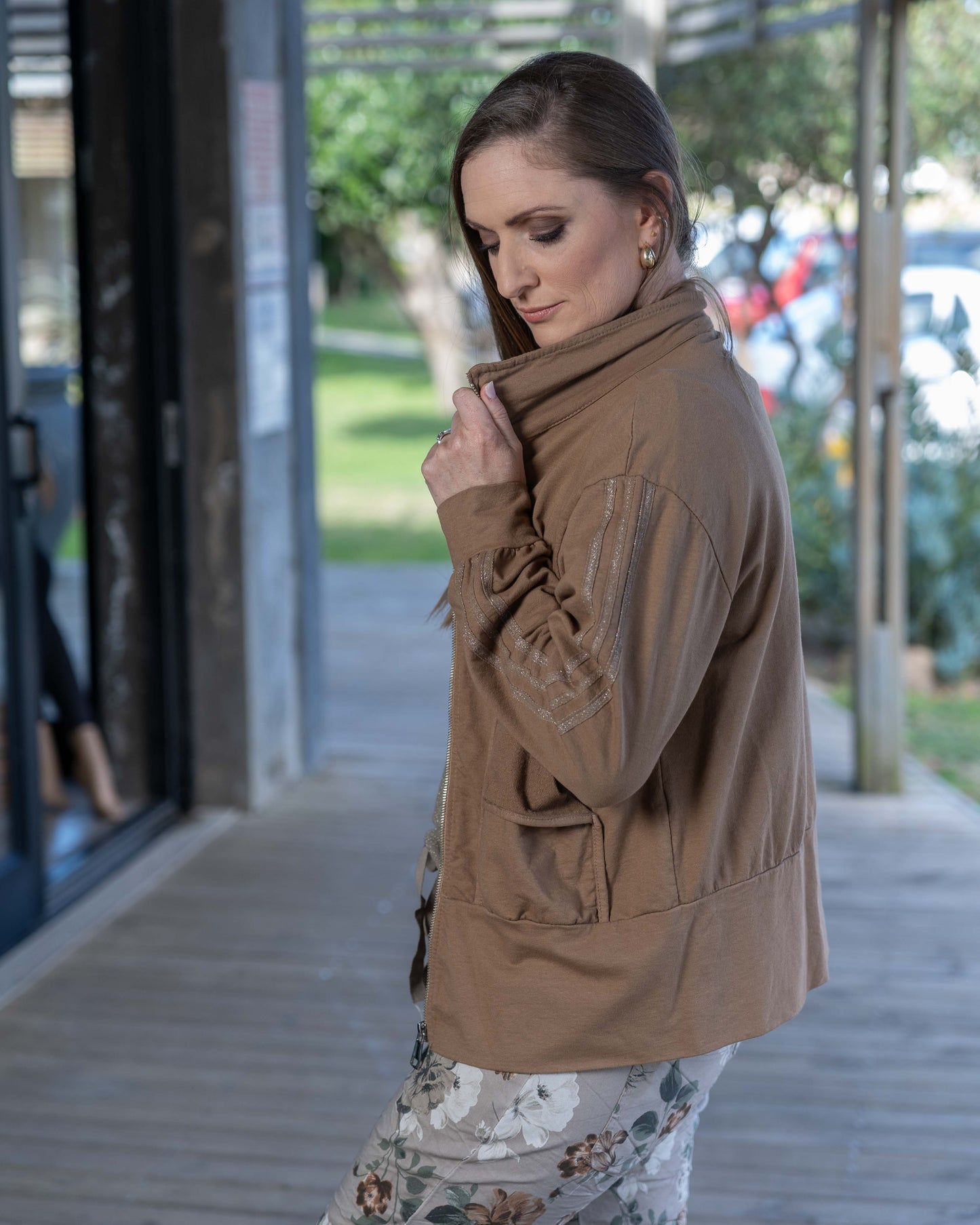 Downtown Street Jacket | Camel