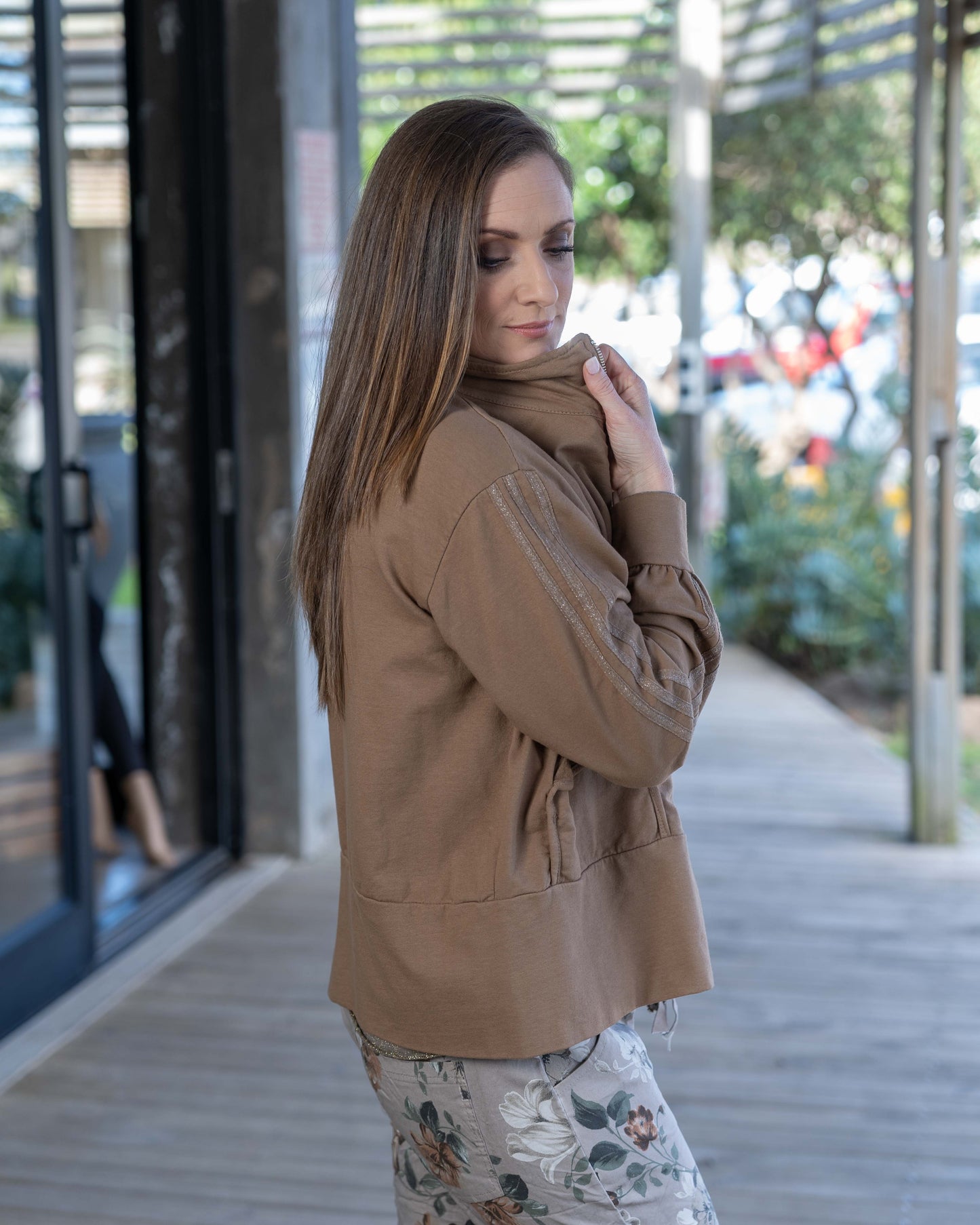 Downtown Street Jacket | Camel
