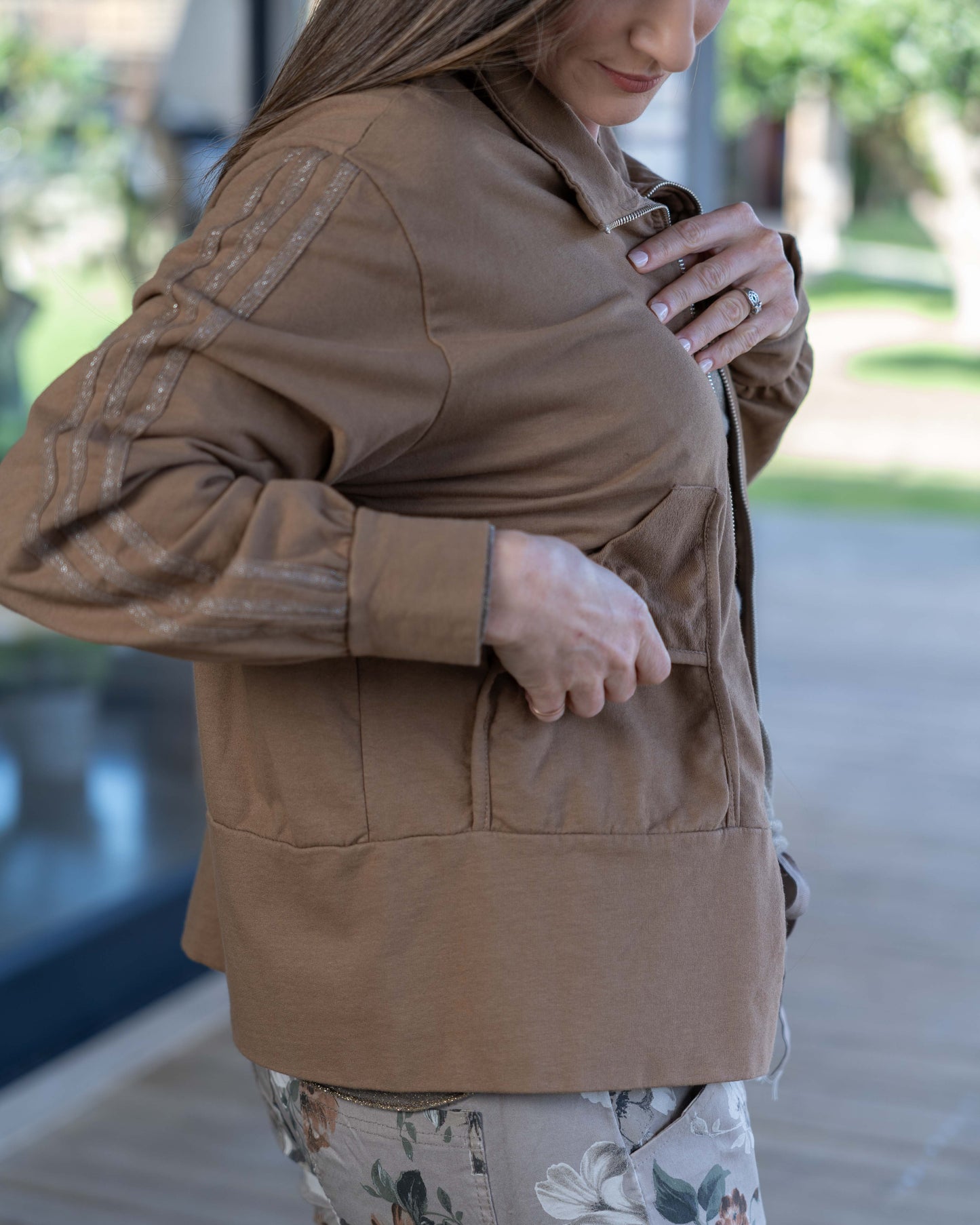 Downtown Street Jacket | Camel