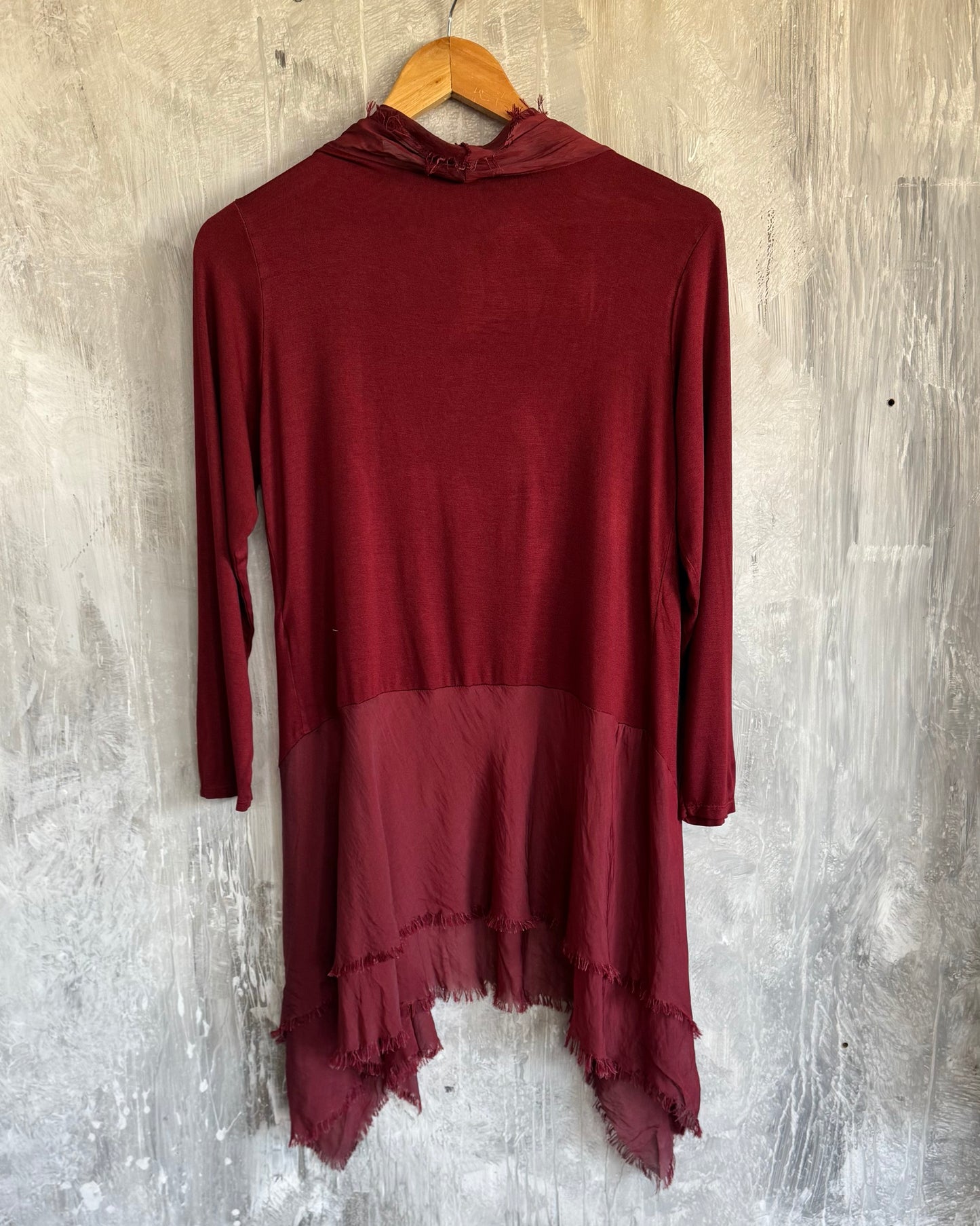 Slip-On Gilet | Burgundy