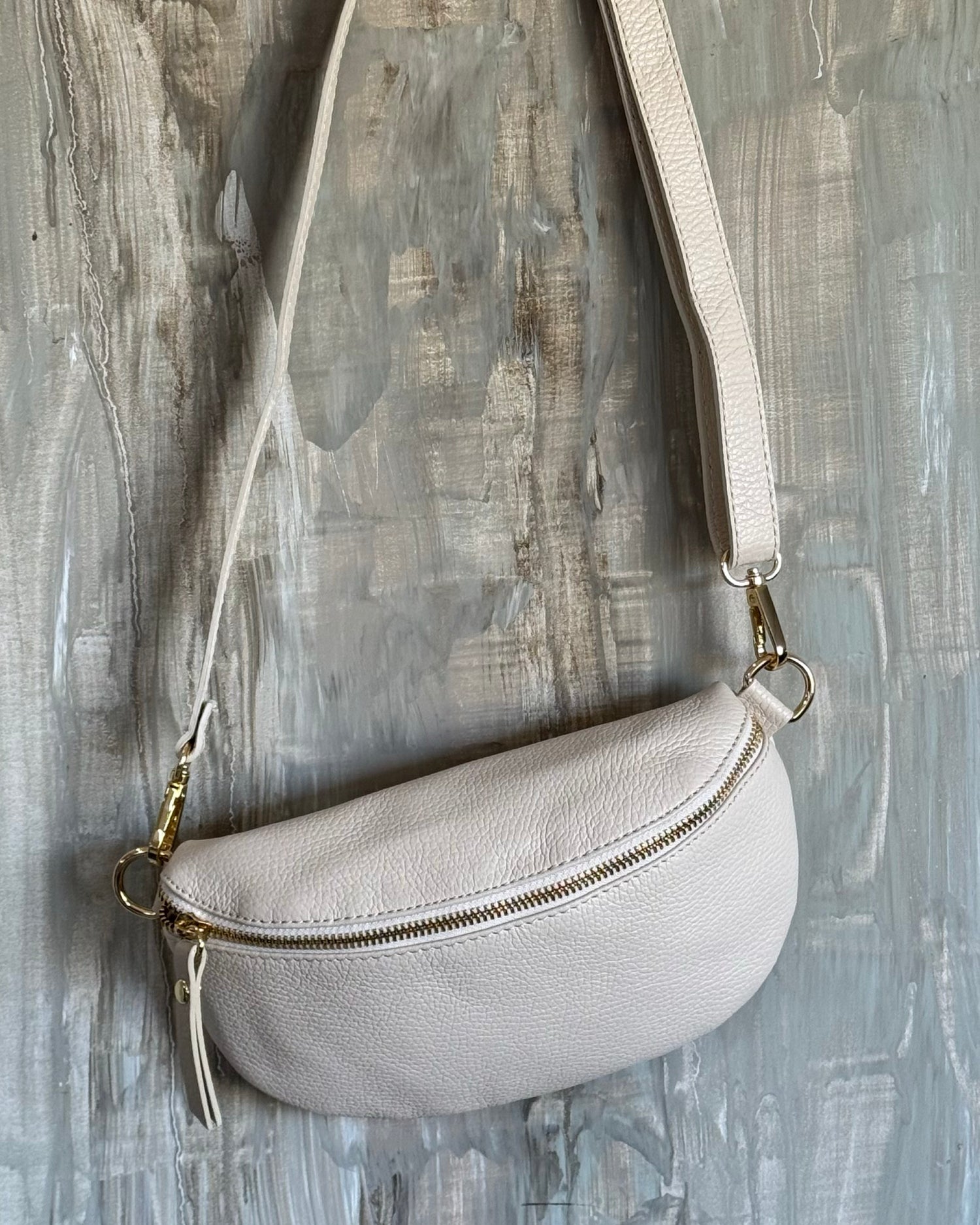 Opal Elegance Sling Bag | Cream