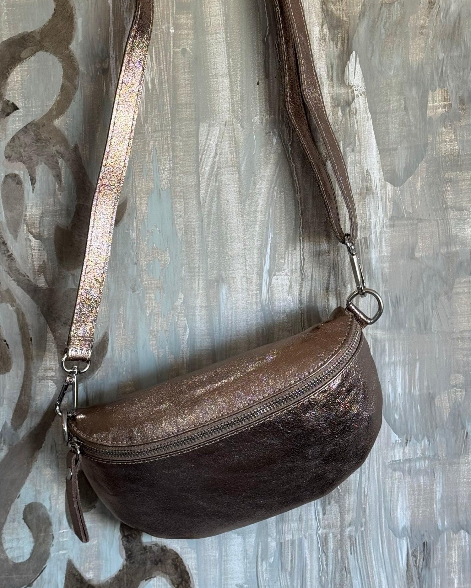 On My Way Out Sling Bag | Bronze