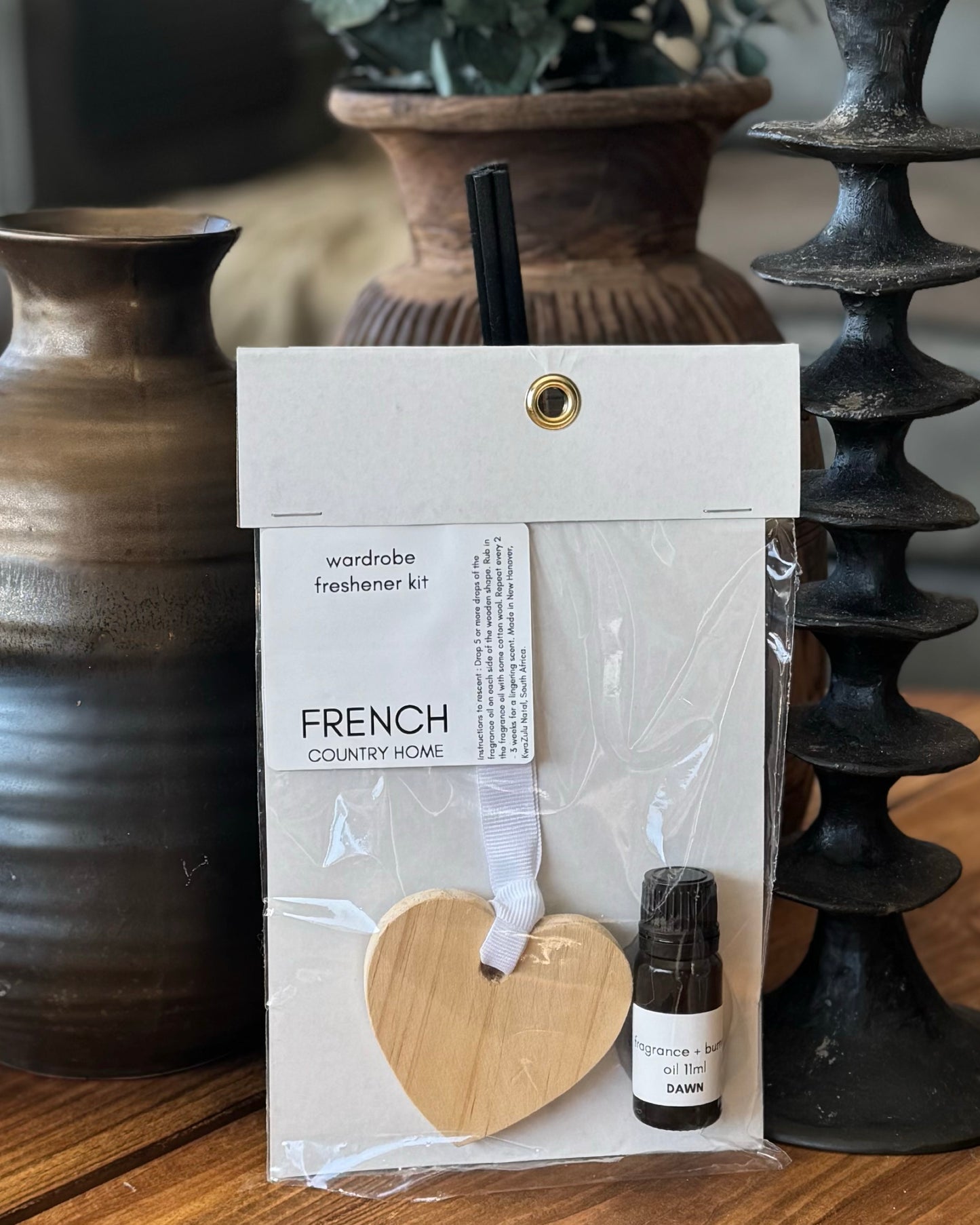 Wooden Heart Wardrobe Freshener | Dawn