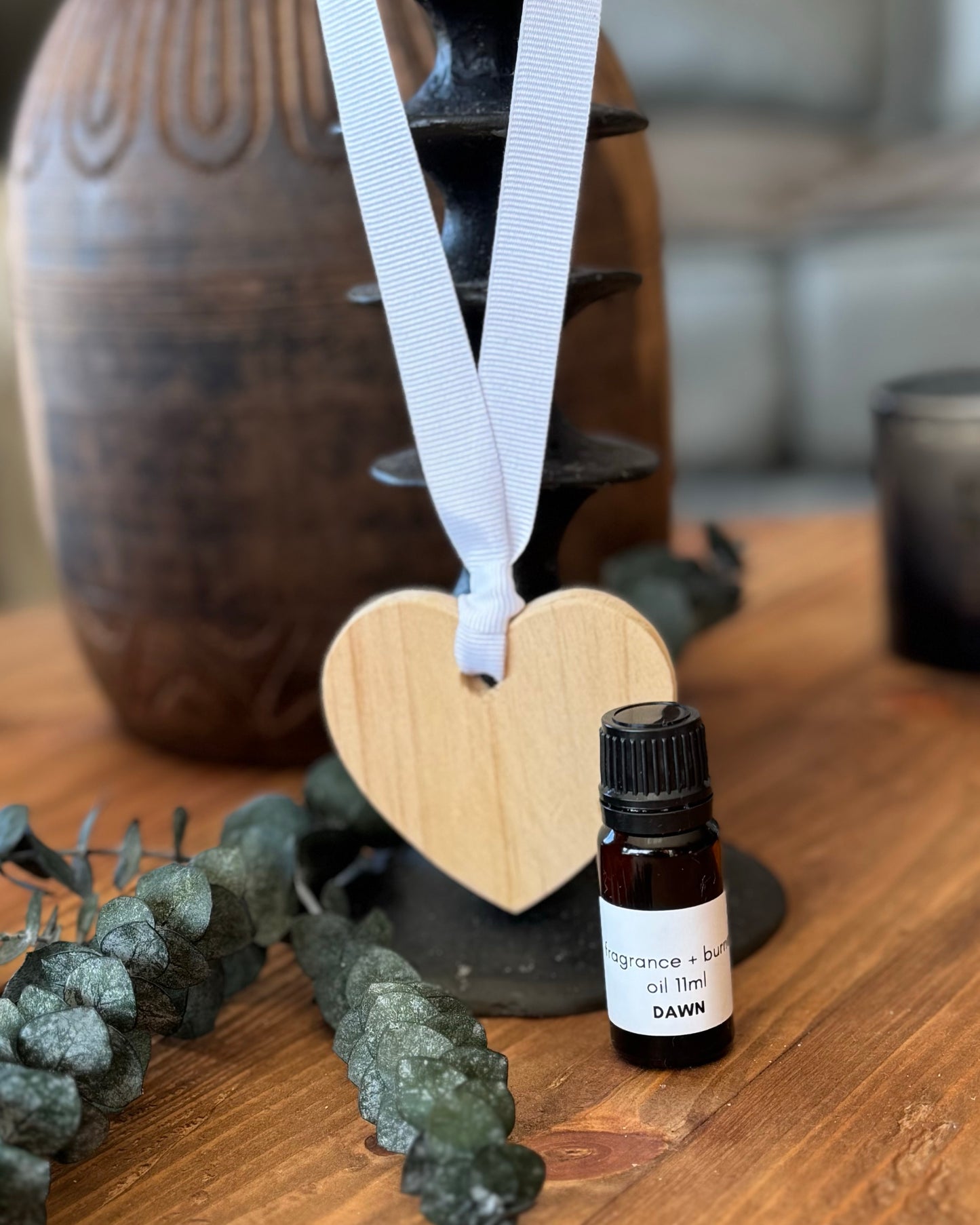 Wooden Heart Wardrobe Freshener | Dawn
