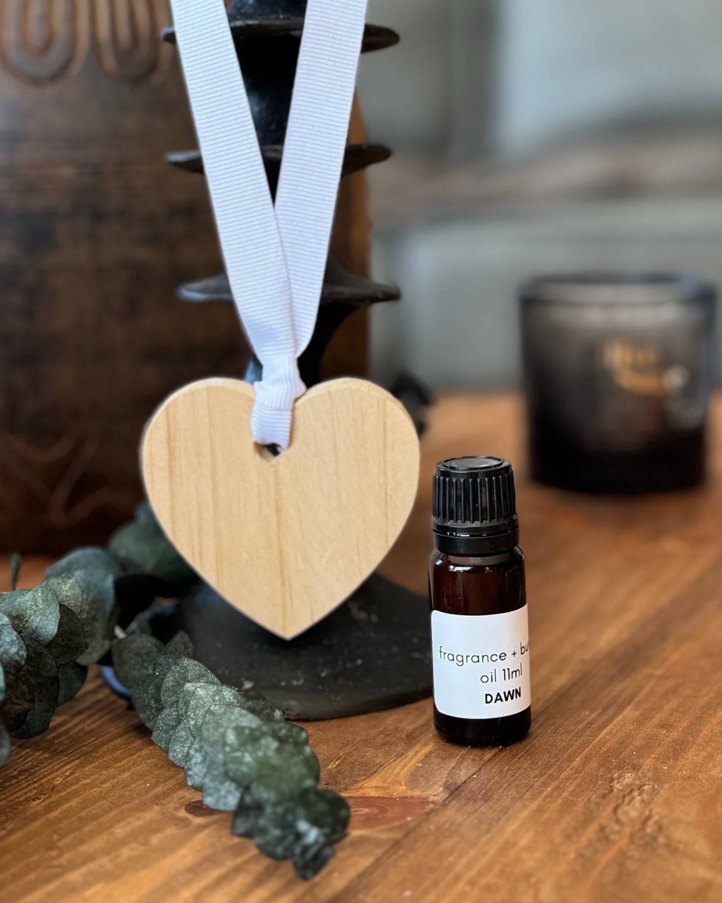 Wooden Heart Wardrobe Freshener | Dawn
