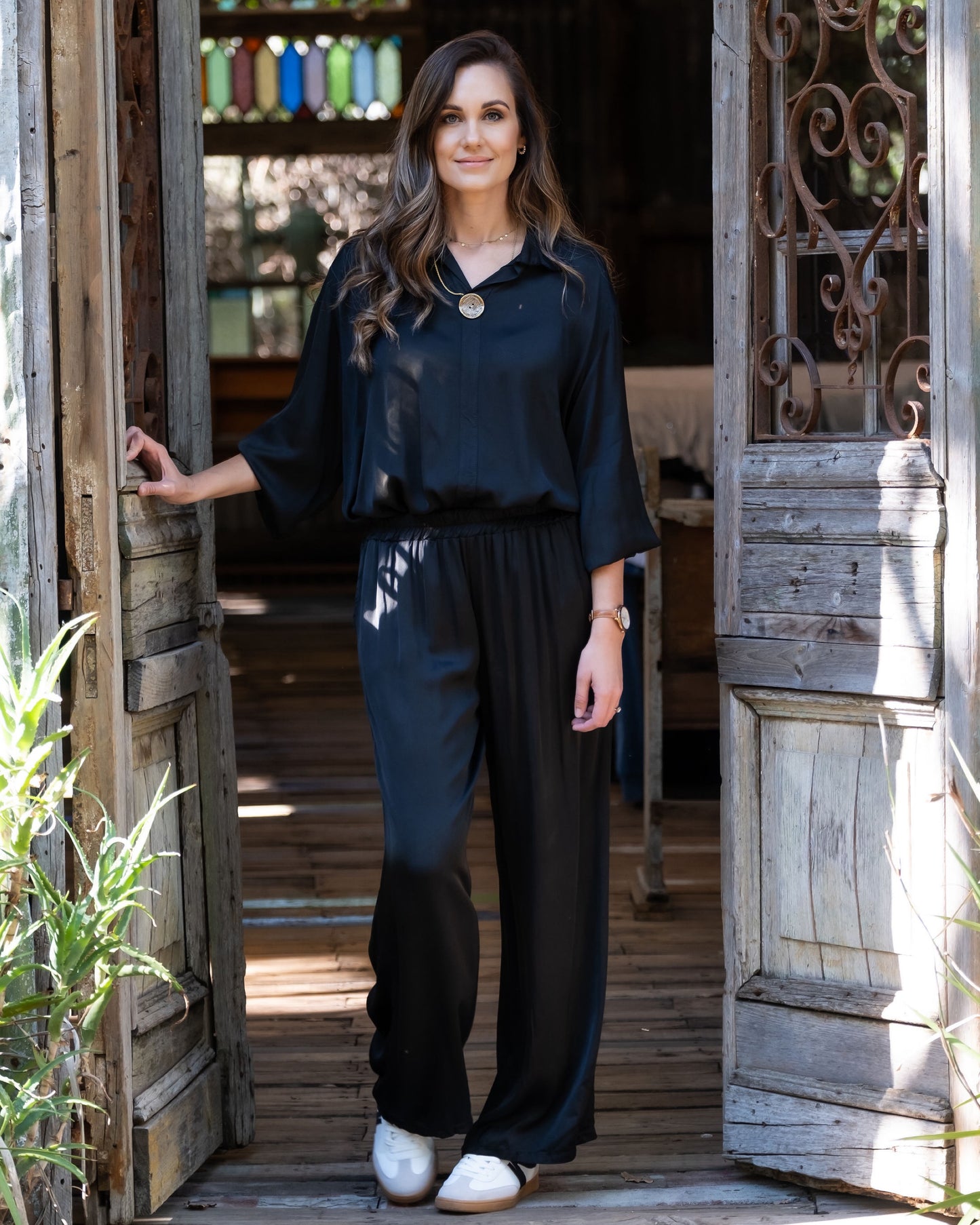 True Bliss Silky Feel Pants | Black