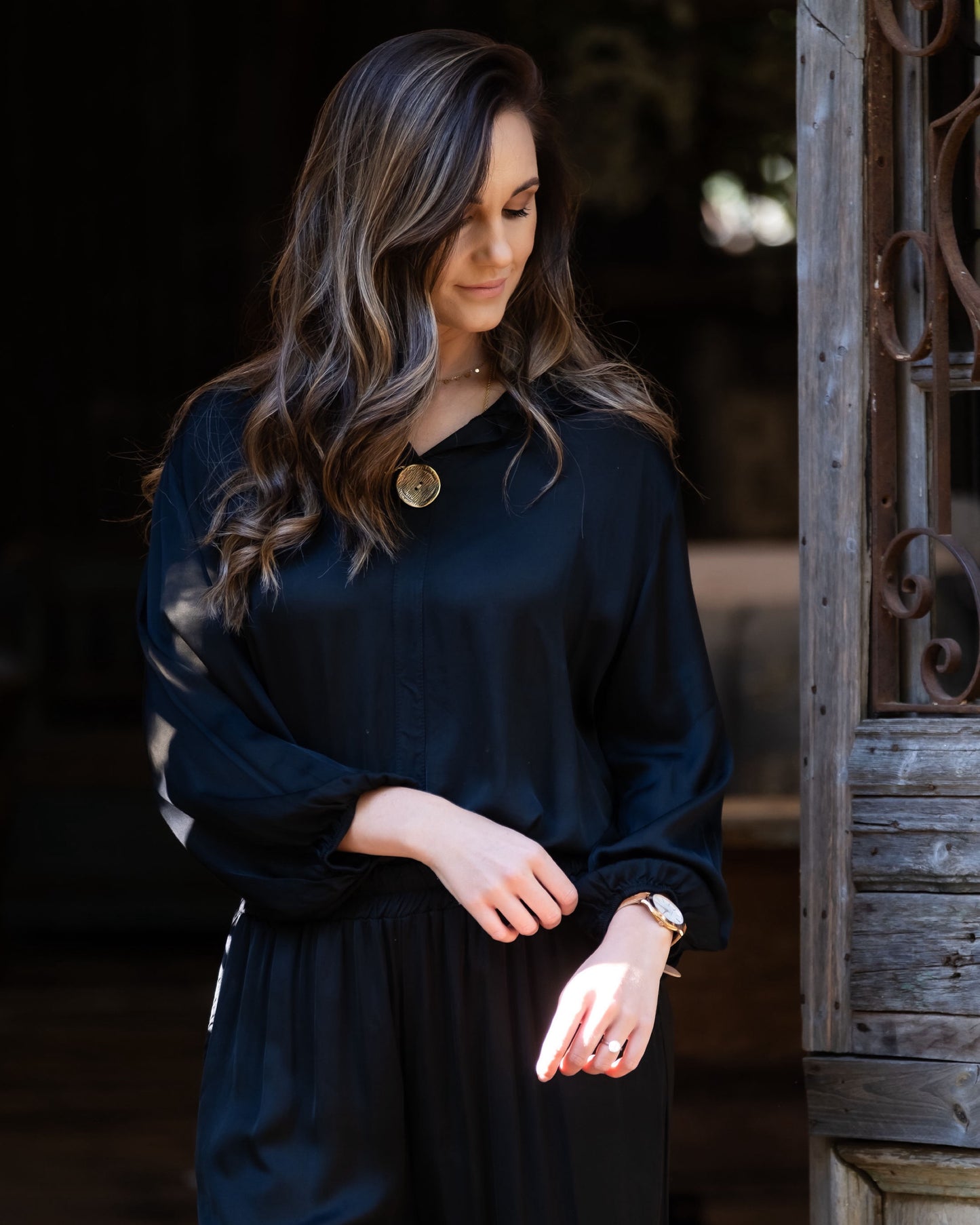 Invested In You Top | Black
