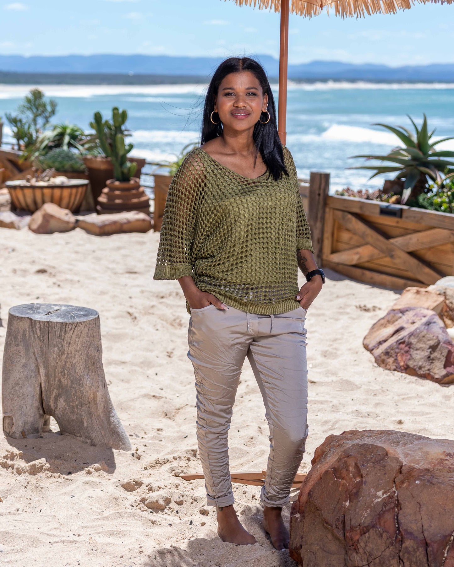 Light Whisper Knit | Wasabi