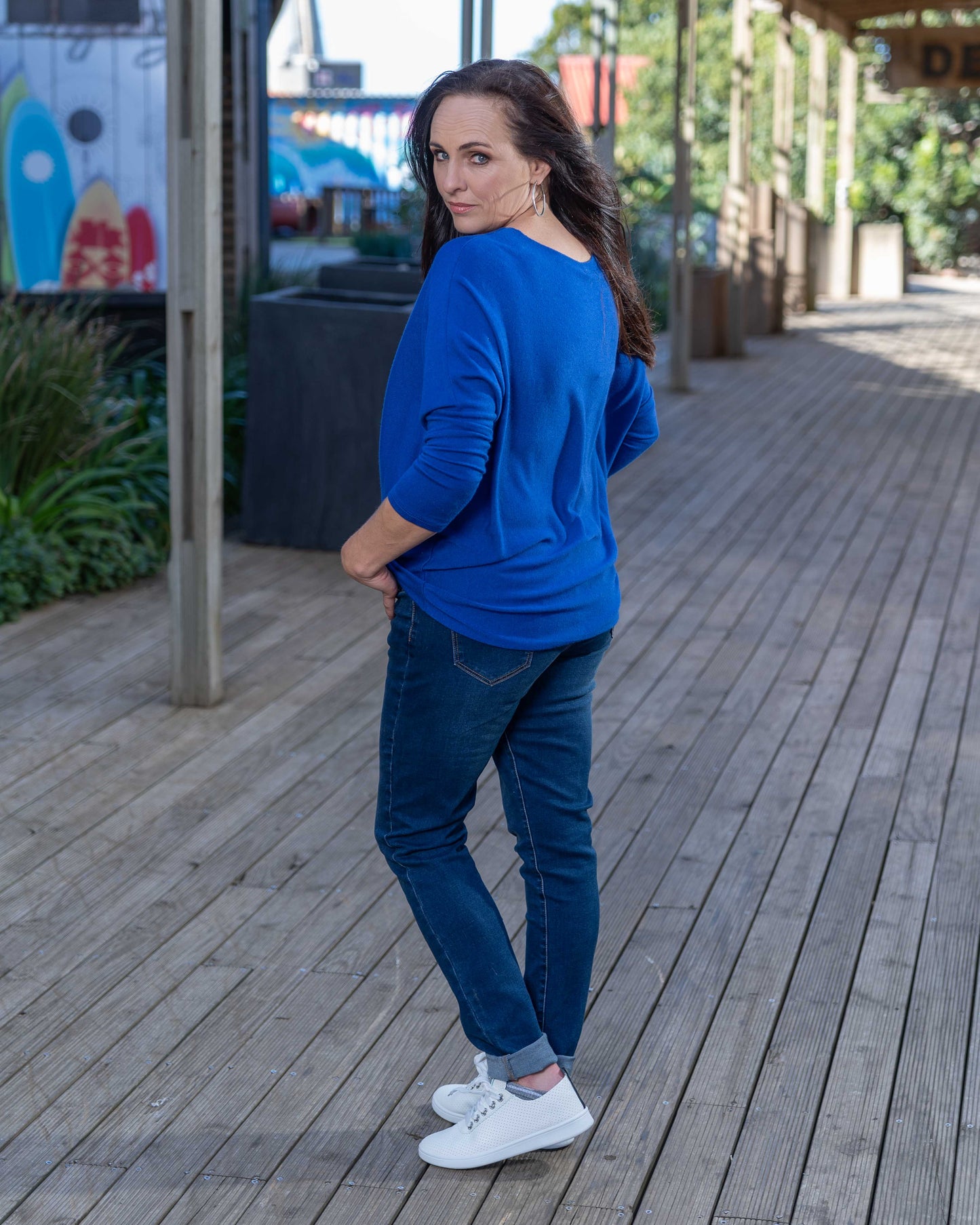 Lights Are Fading Knit | Electric Blue