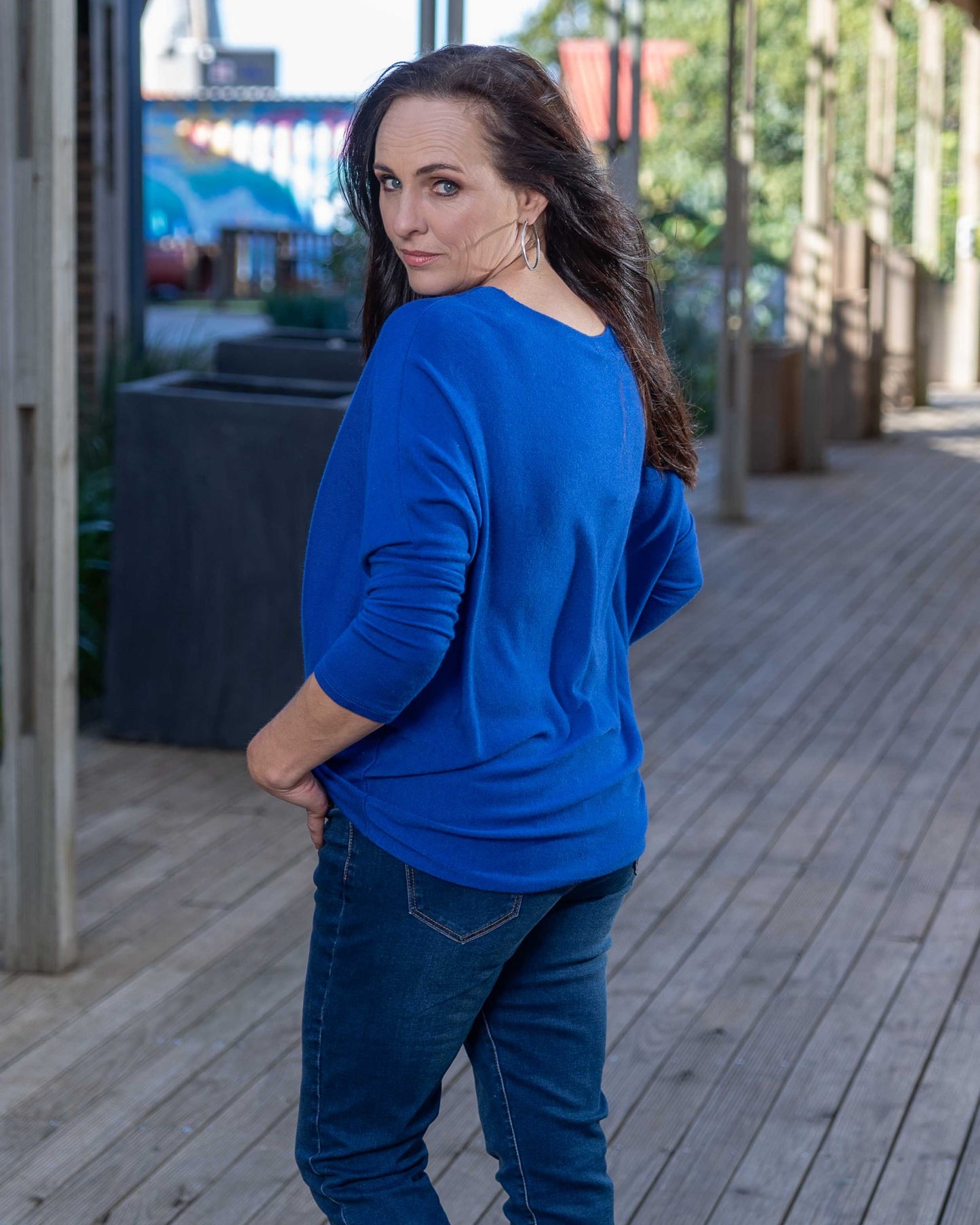 Lights Are Fading Knit | Electric Blue